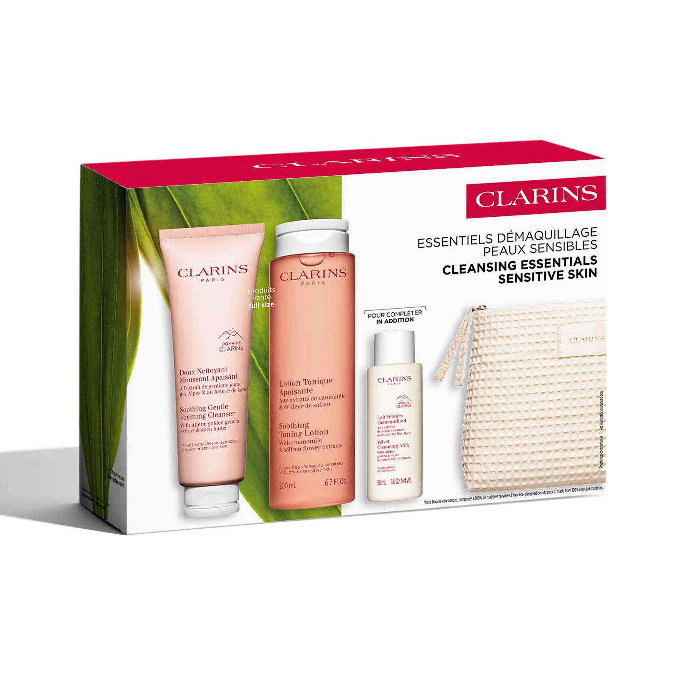 Clear - Clarins - Clarins My Cleansing Essentials - Sensitive Skin (Worth £63) - 3