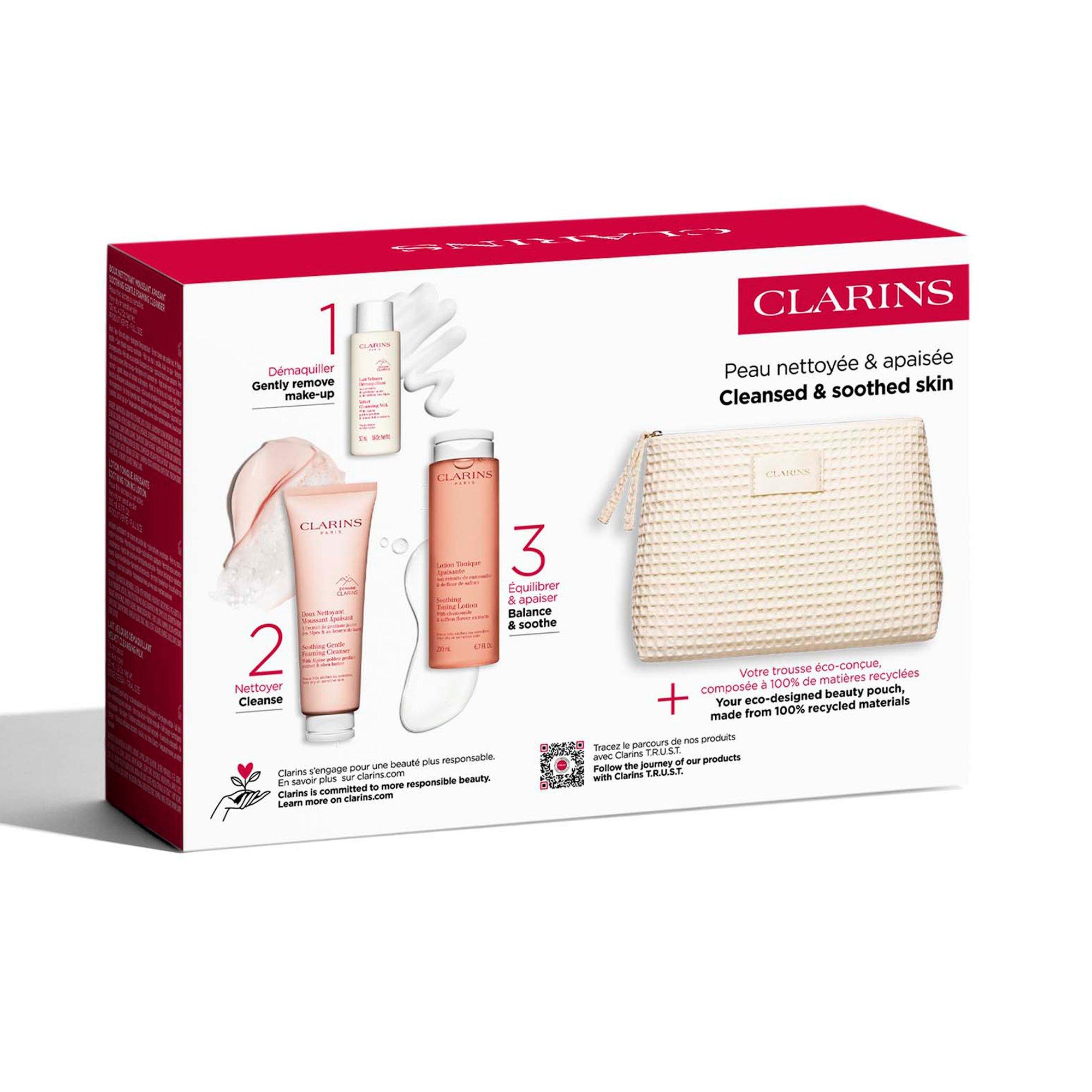 Clear - Clarins - Clarins My Cleansing Essentials - Sensitive Skin (Worth £63) - 4
