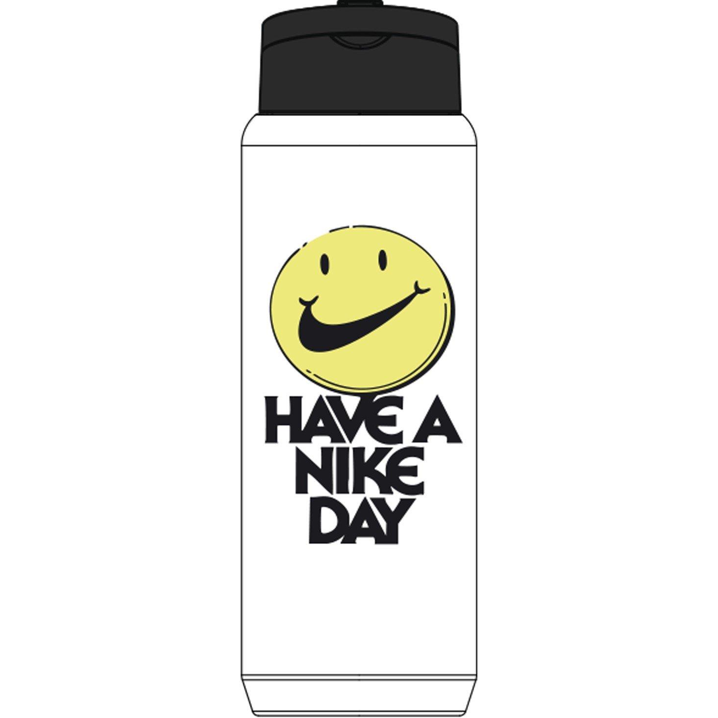 Klar/Schwarz/Gelb - Nike - Recharge Graphic Straw 24oz