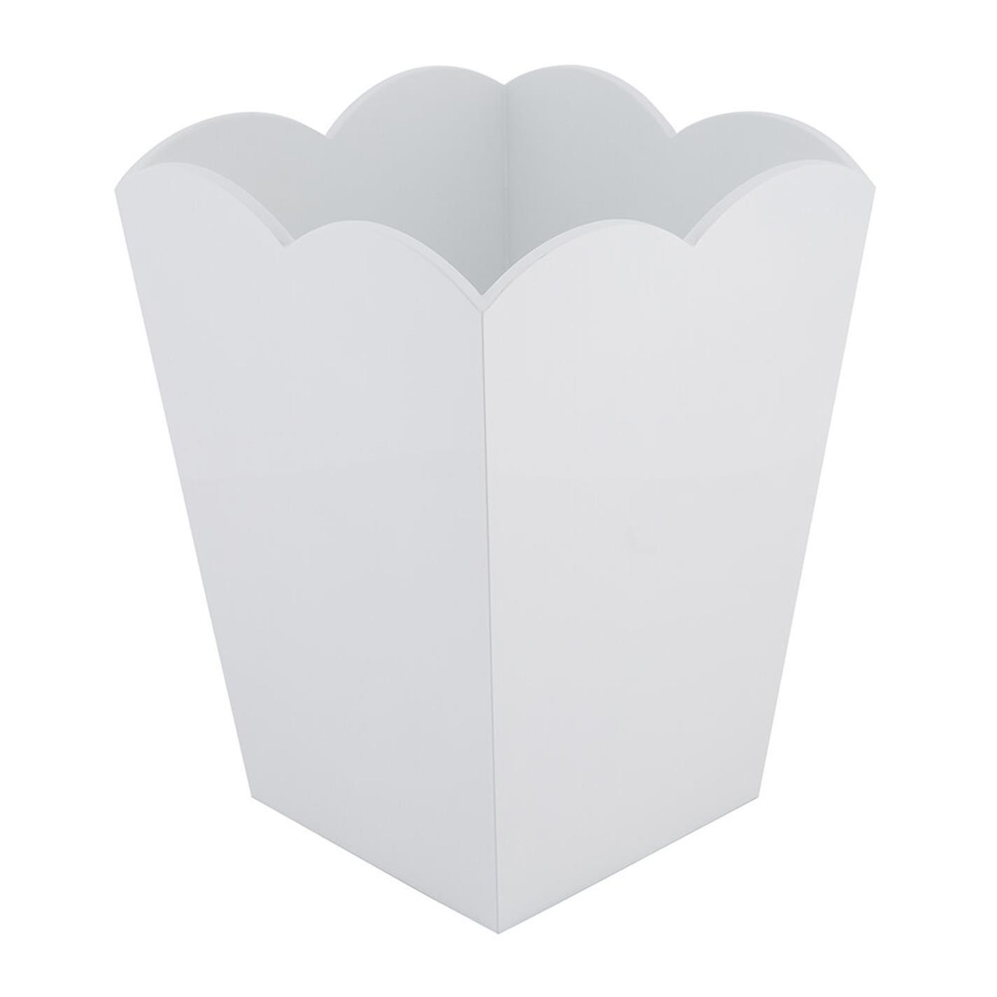 Addison Ross AddisonRoss Scallop Lacquer Bin - White