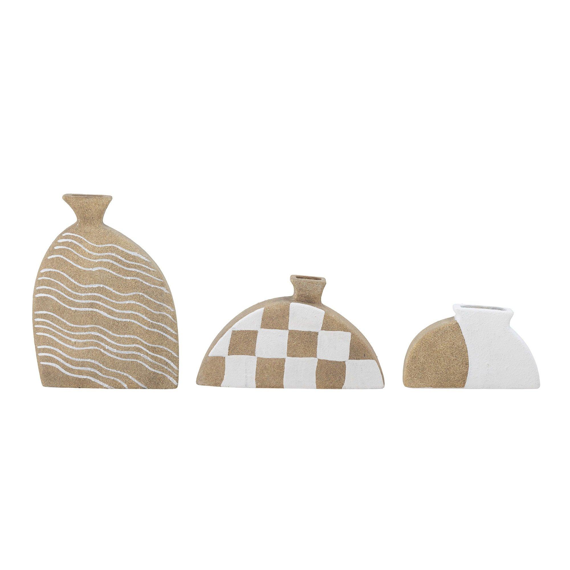 White/Cream - Bloomingville - Nezha Terracotta Vases