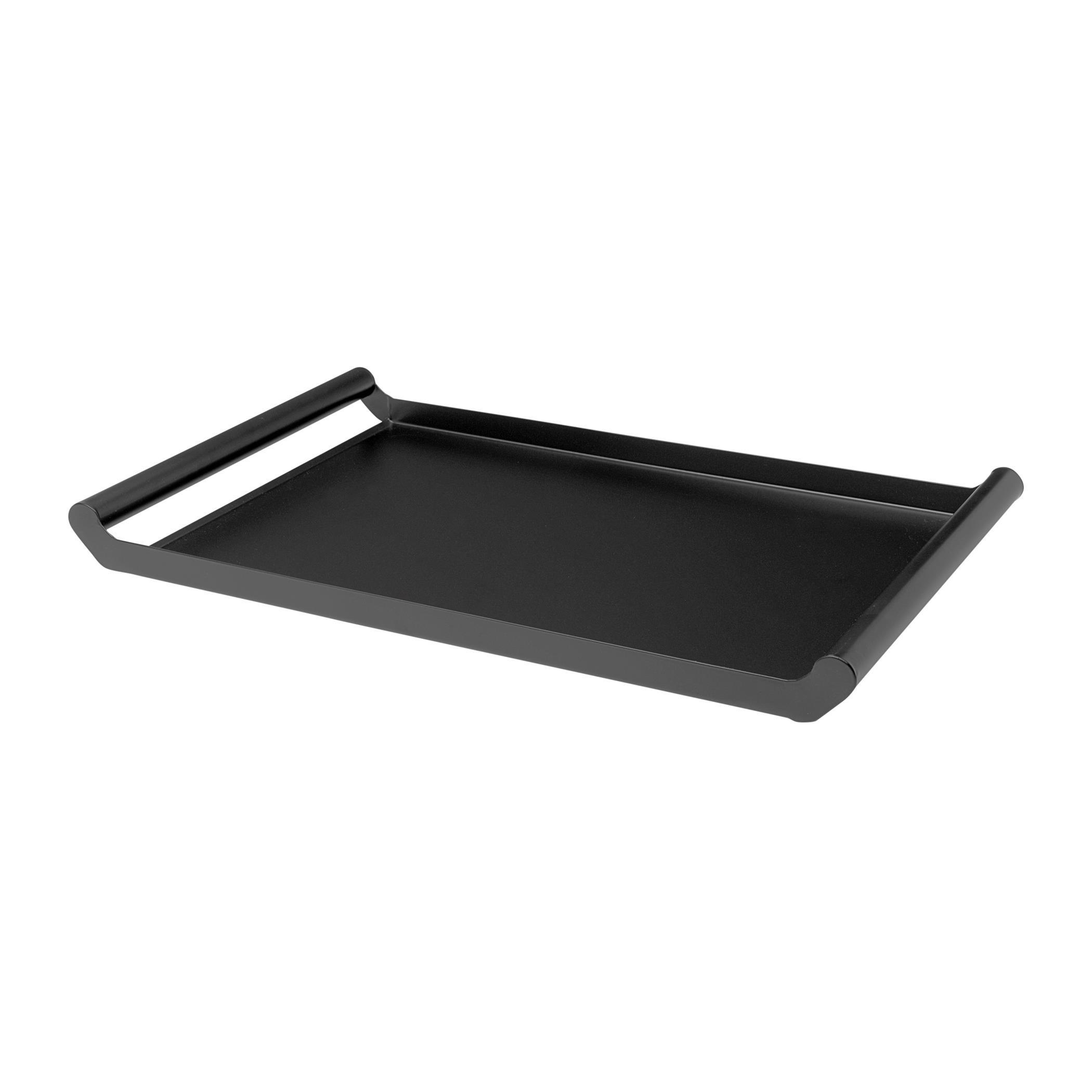 Black - Broste Copenhagen - Charlie Iron Tray - 1