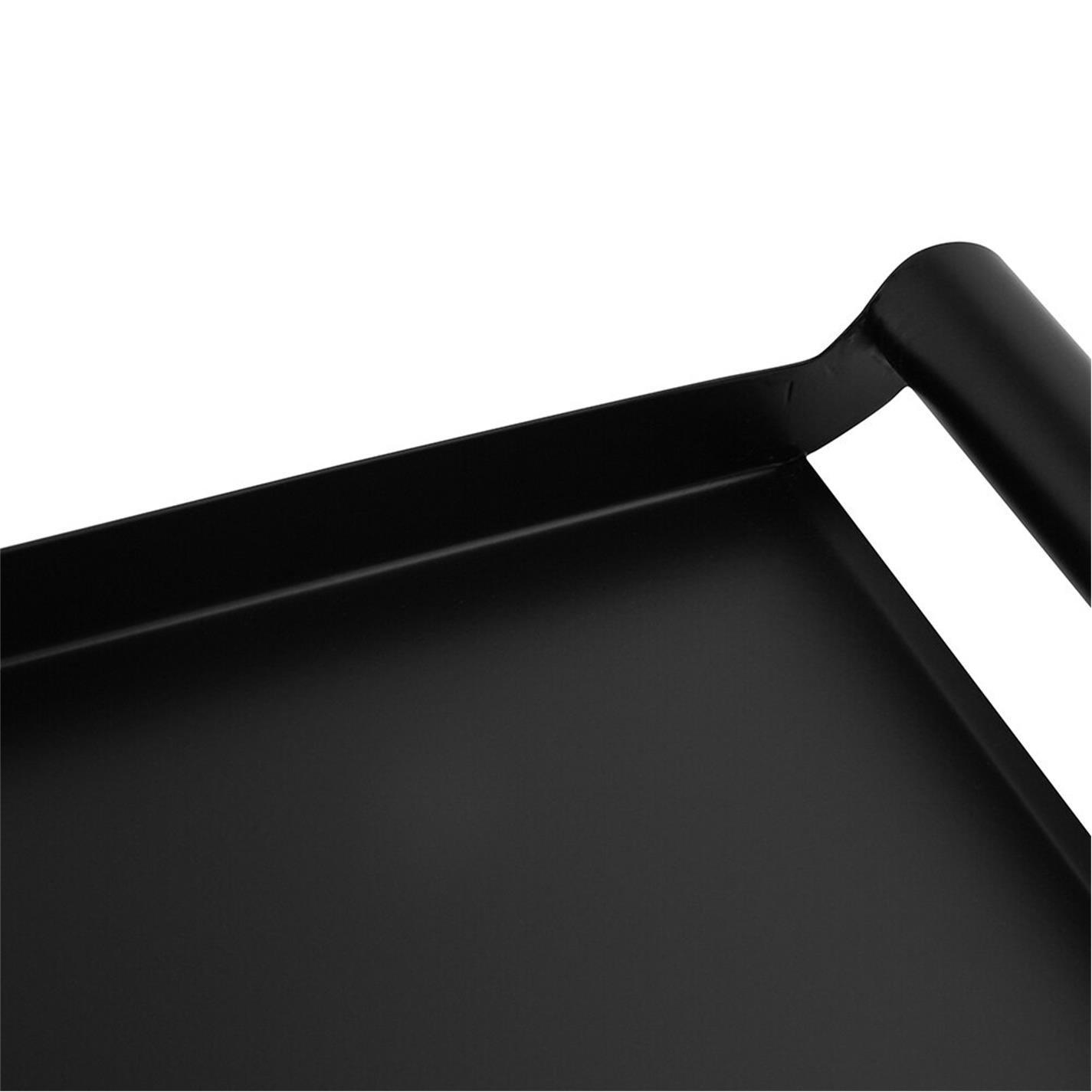 Black - Broste Copenhagen - Charlie Iron Tray - 5