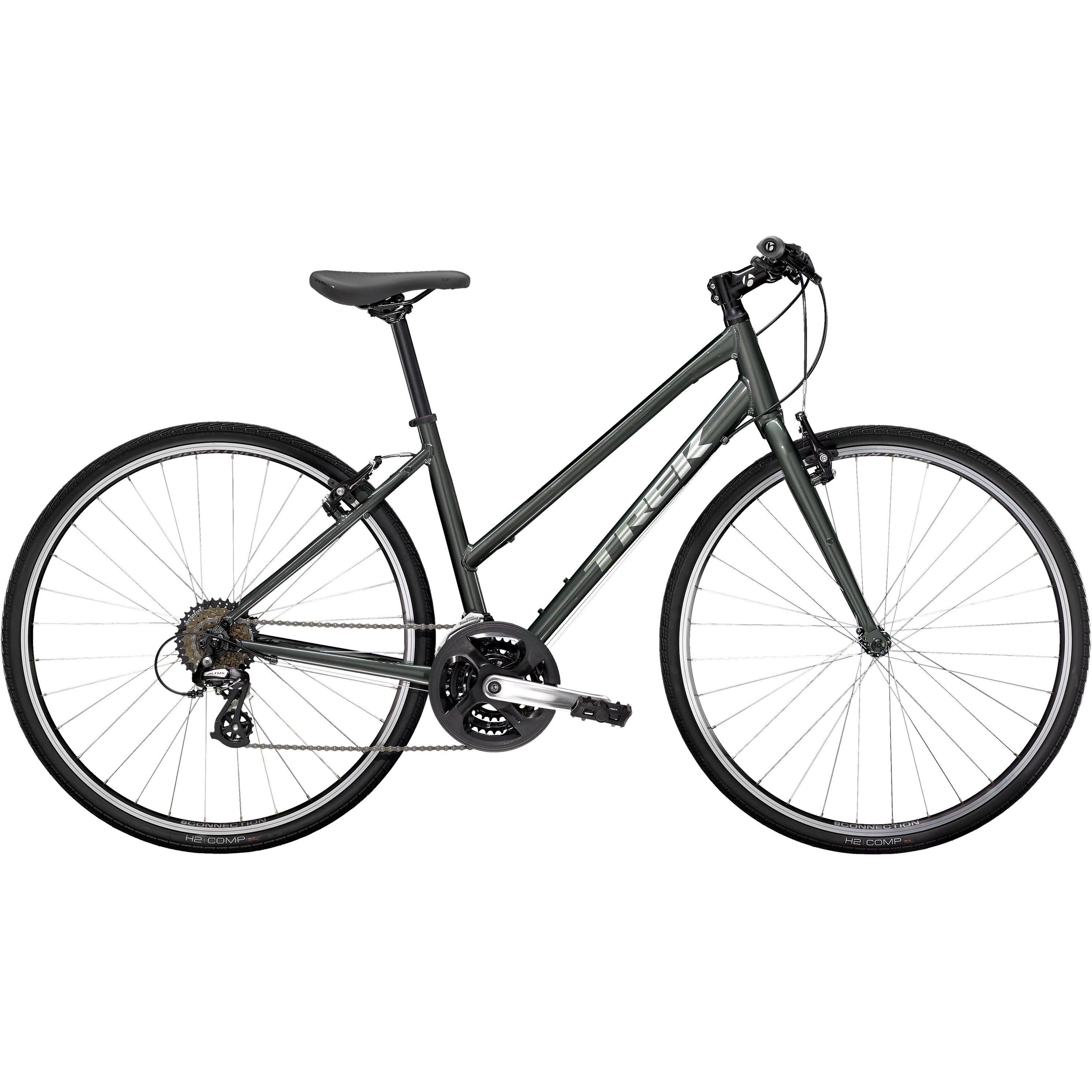 Lithium Grey - Trek - FX 1 Stagger Gen 4 2024 Hybrid Bike - 1