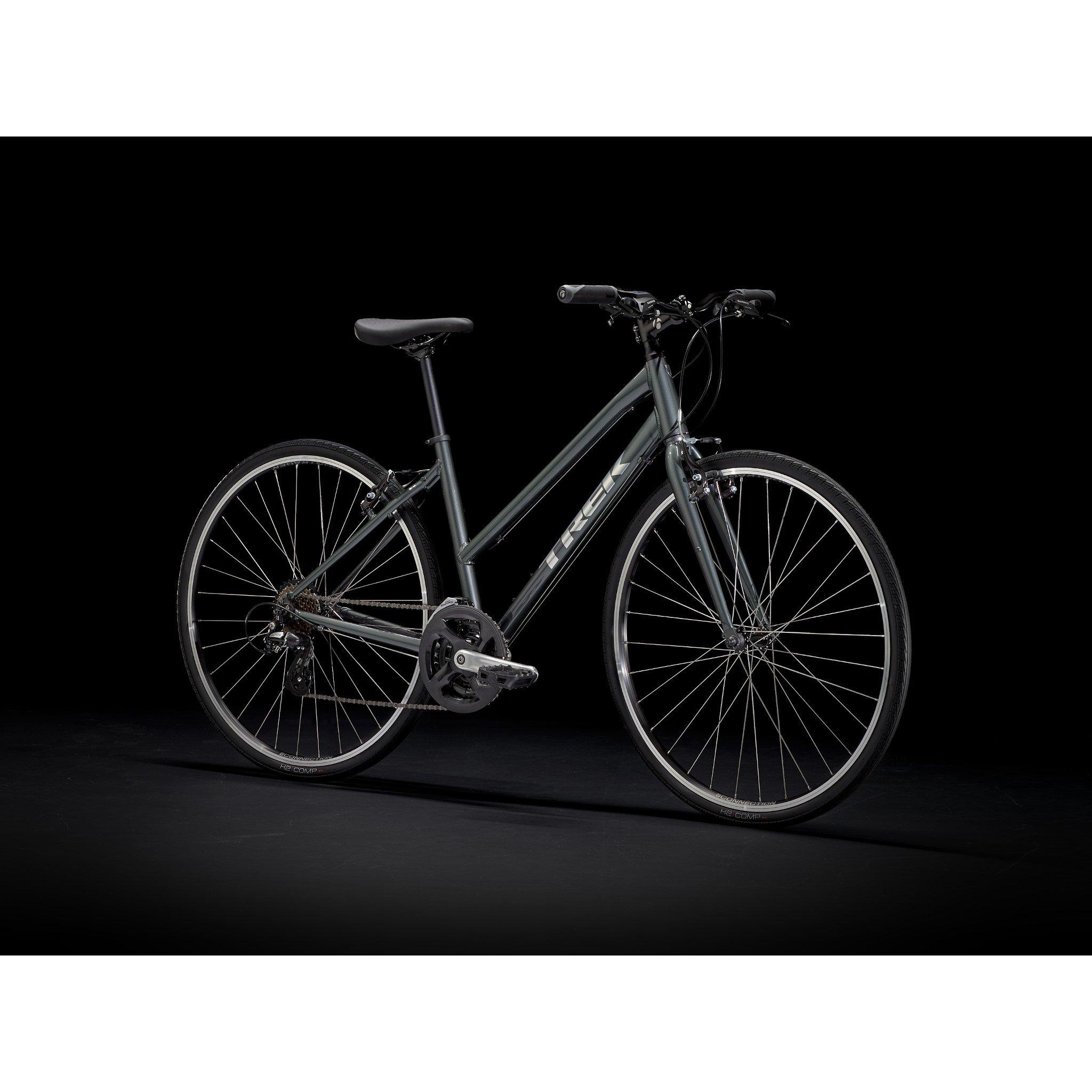 Lithium Grey - Trek - FX 1 Stagger Gen 4 2024 Hybrid Bike - 2