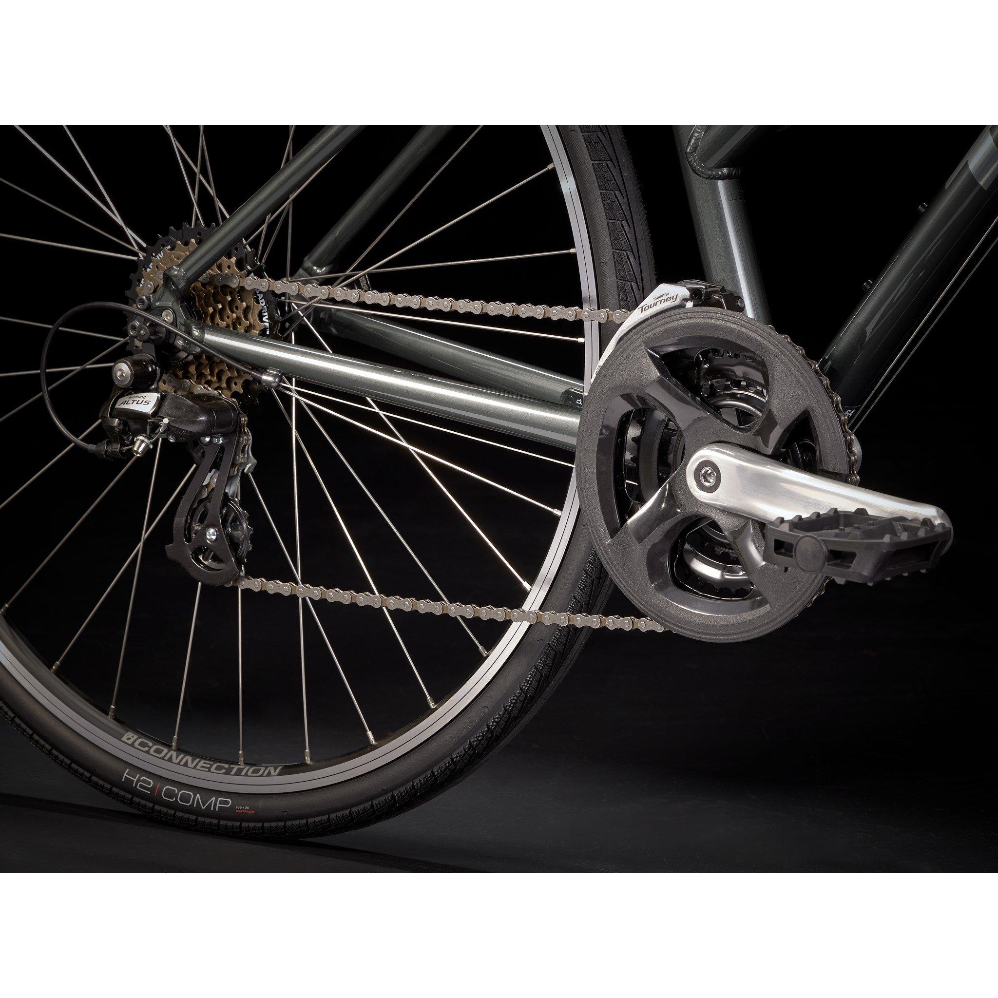 Lithium Grey - Trek - FX 1 Stagger Gen 4 2024 Hybrid Bike - 7