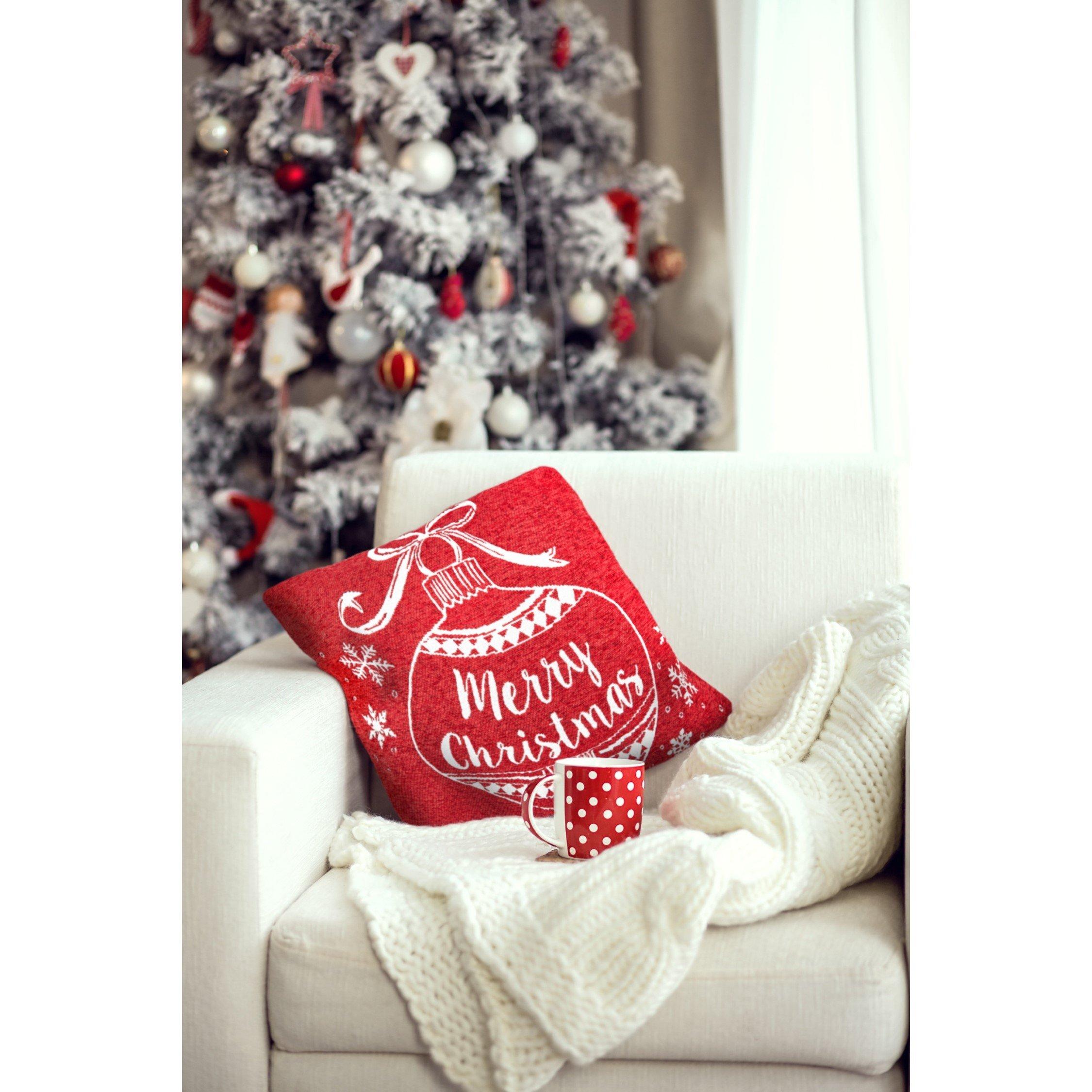 Emma Barclay Chenille Christmas - Cushion Cover