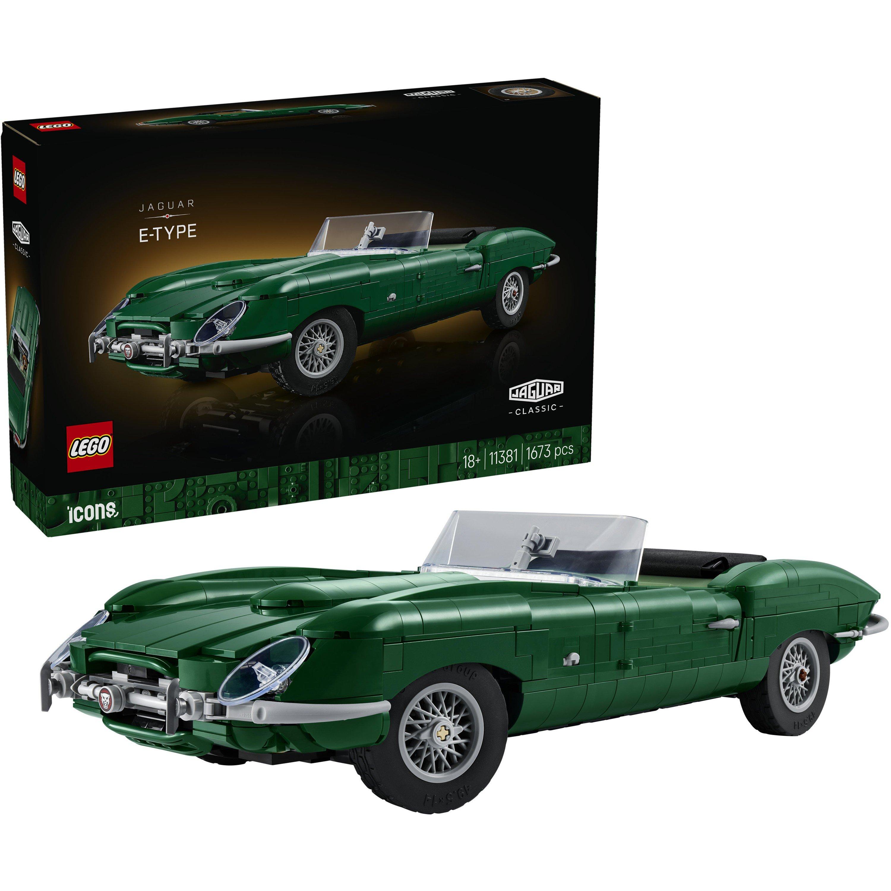 LEGO Icons Jaguar E-Type 11381 | Set for Adults, Classic Sports Car Model Kit, Inline-6 Engine, 3D Shelf or Desk Decor, Gift Idea, 1673 Pieces - Image 11