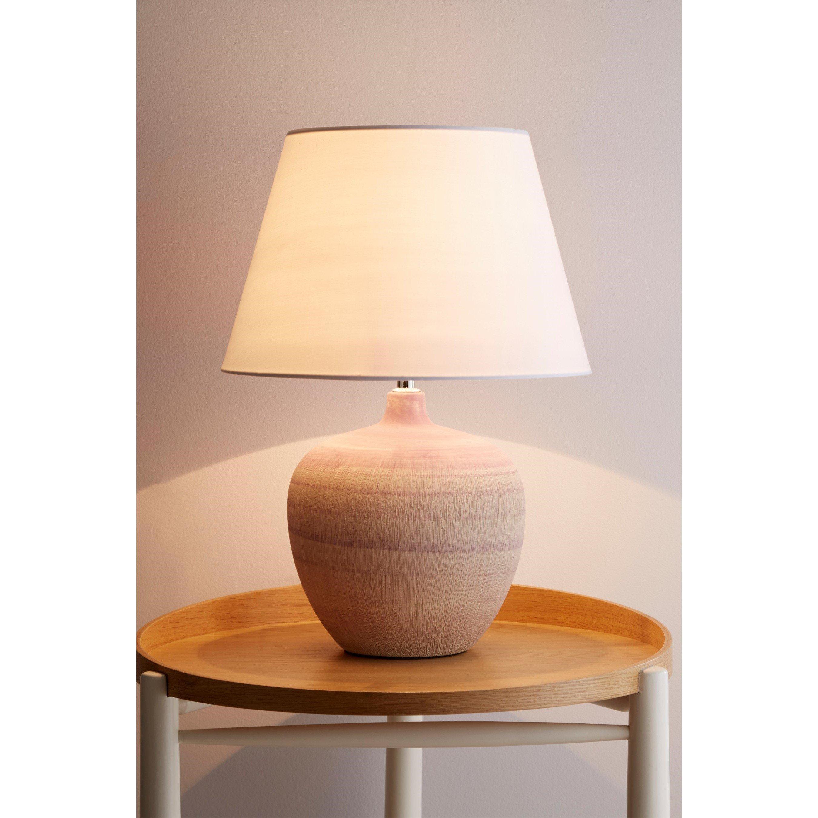 K Living  Tenby Ceramic Table Lamp - Lilac