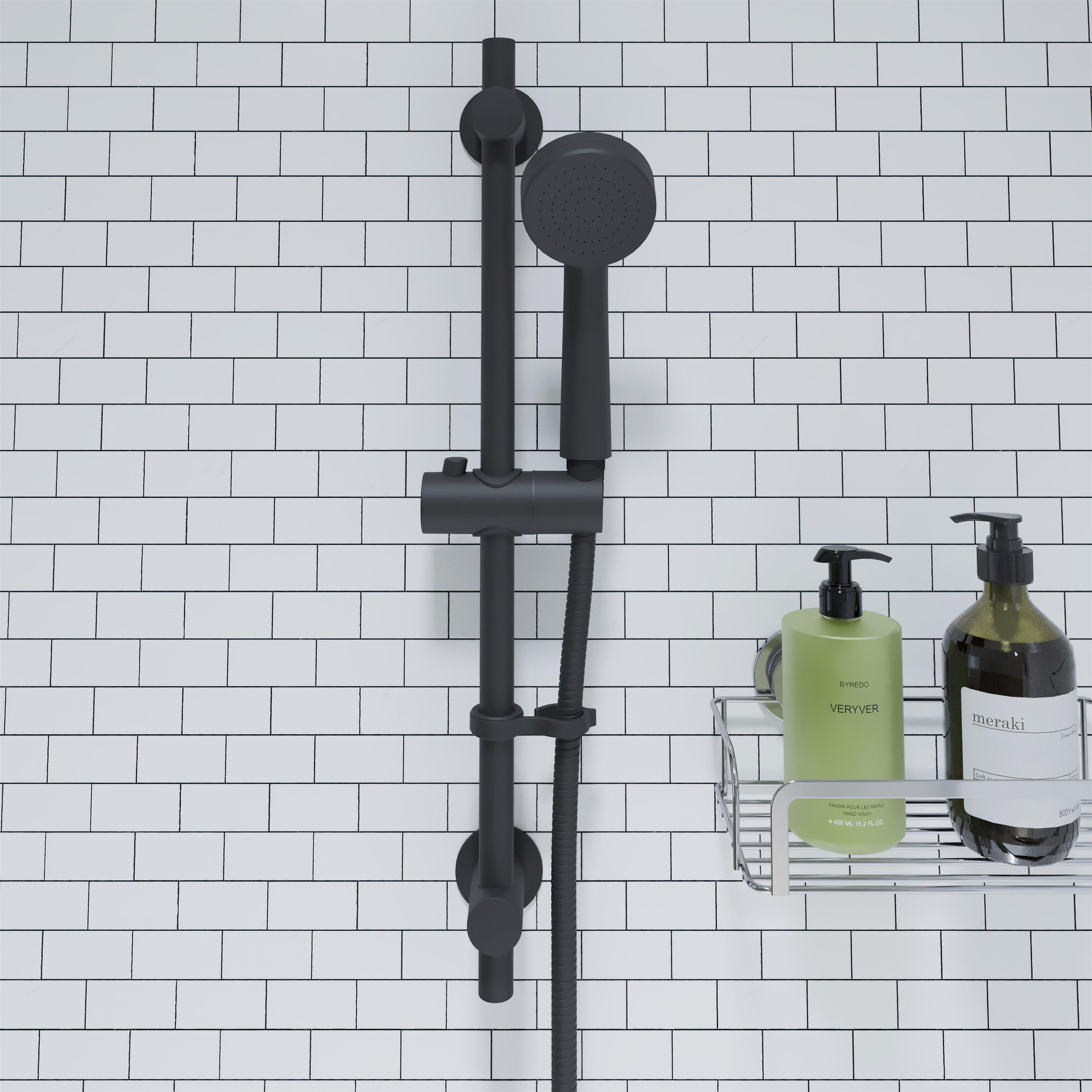 Black - Croydex - Presion 1 Function Pressure Boost Shower Set - 1