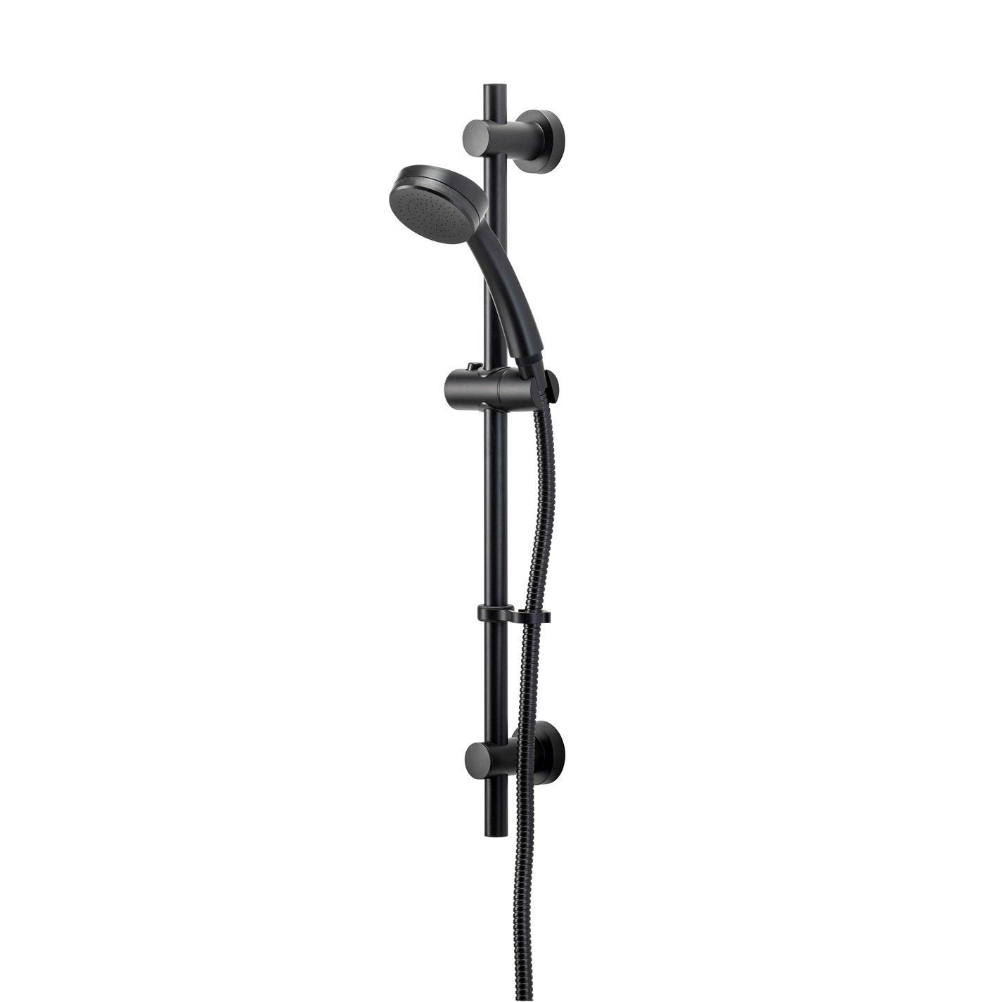 Black - Croydex - Presion 1 Function Pressure Boost Shower Set - 2