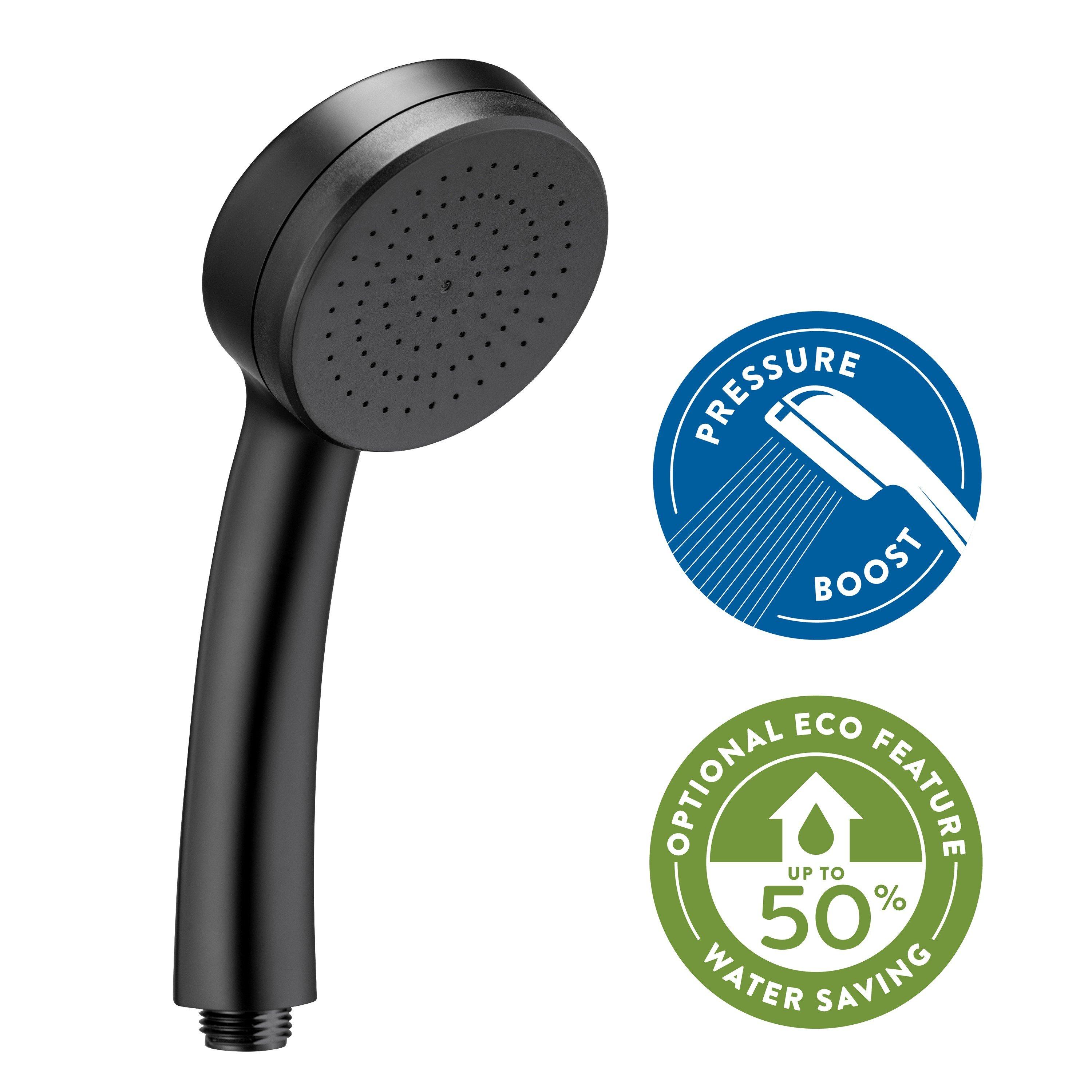 Black - Croydex - Presion 1 Function Pressure Boost Shower Set - 5