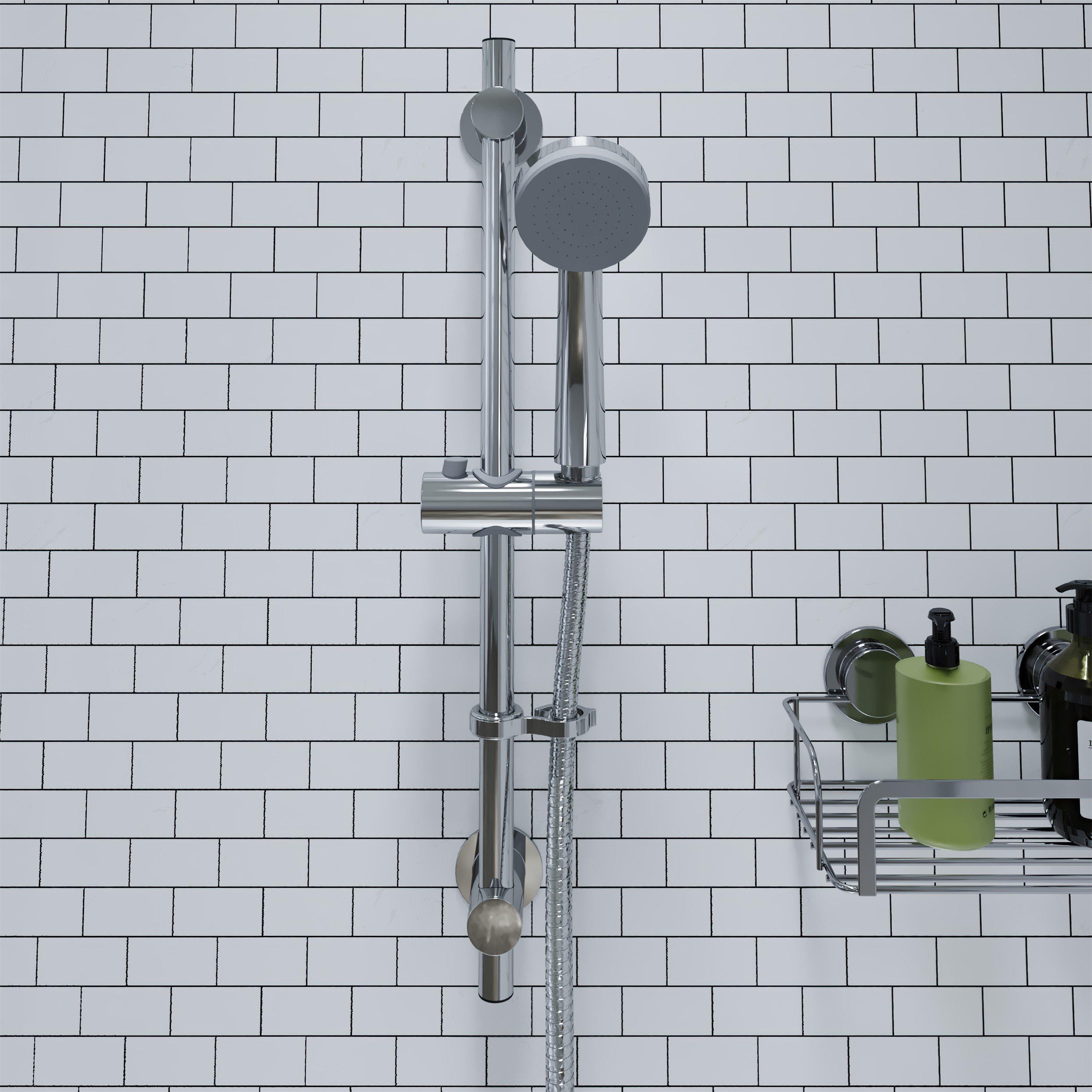 Croydex  Presion 1 Function Pressure Boost Shower Set - Chrome