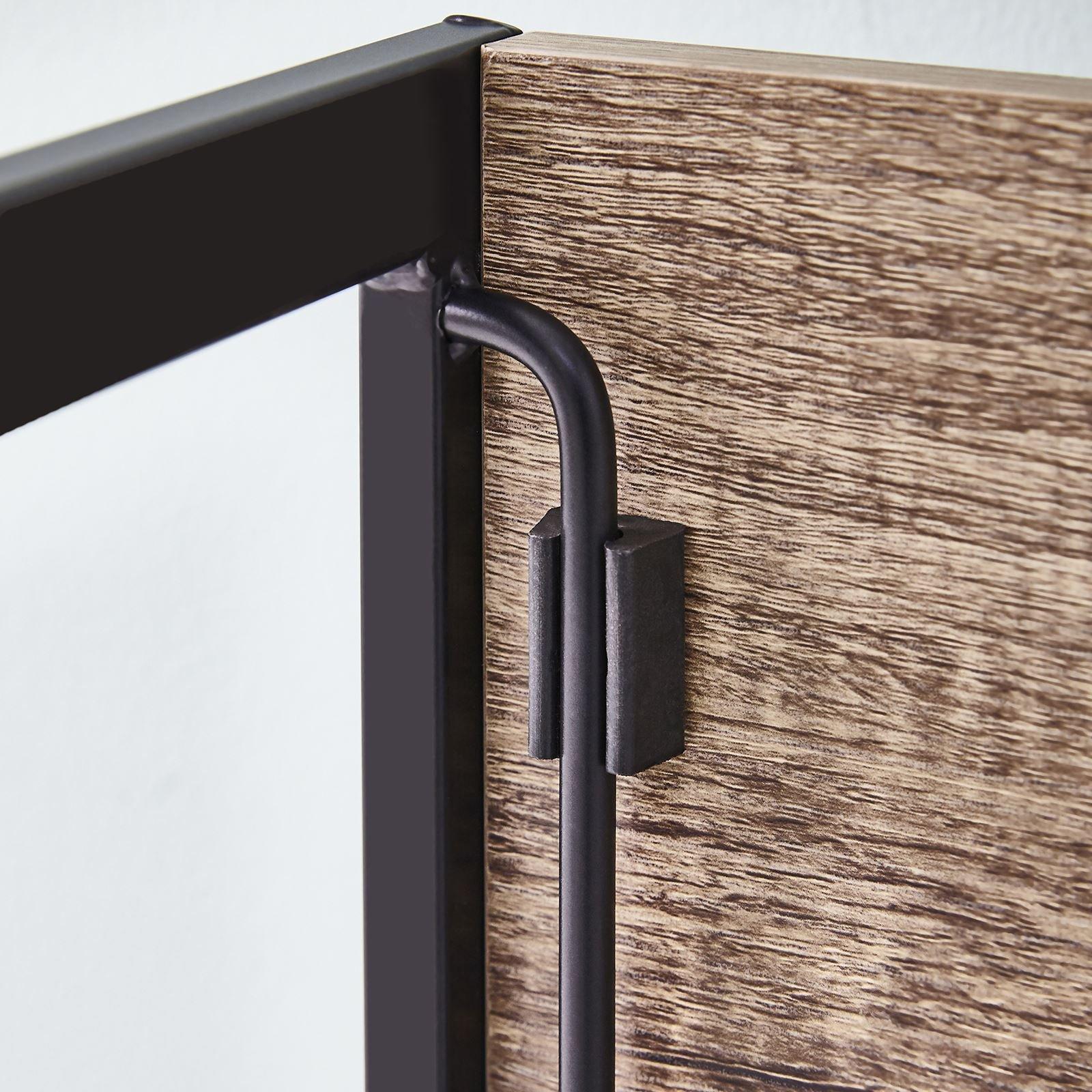 Black/Brown - House of Home - Multifunction Folding Desk Portable Compact - 6