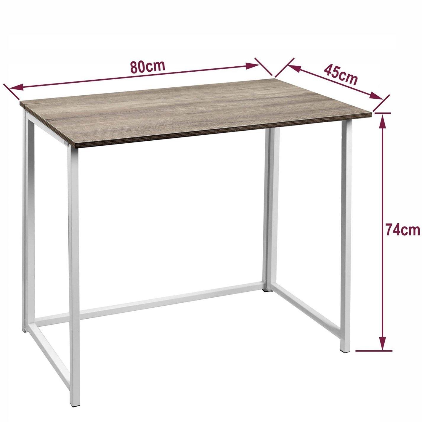White - House of Home - Folding Computer Desk - 3