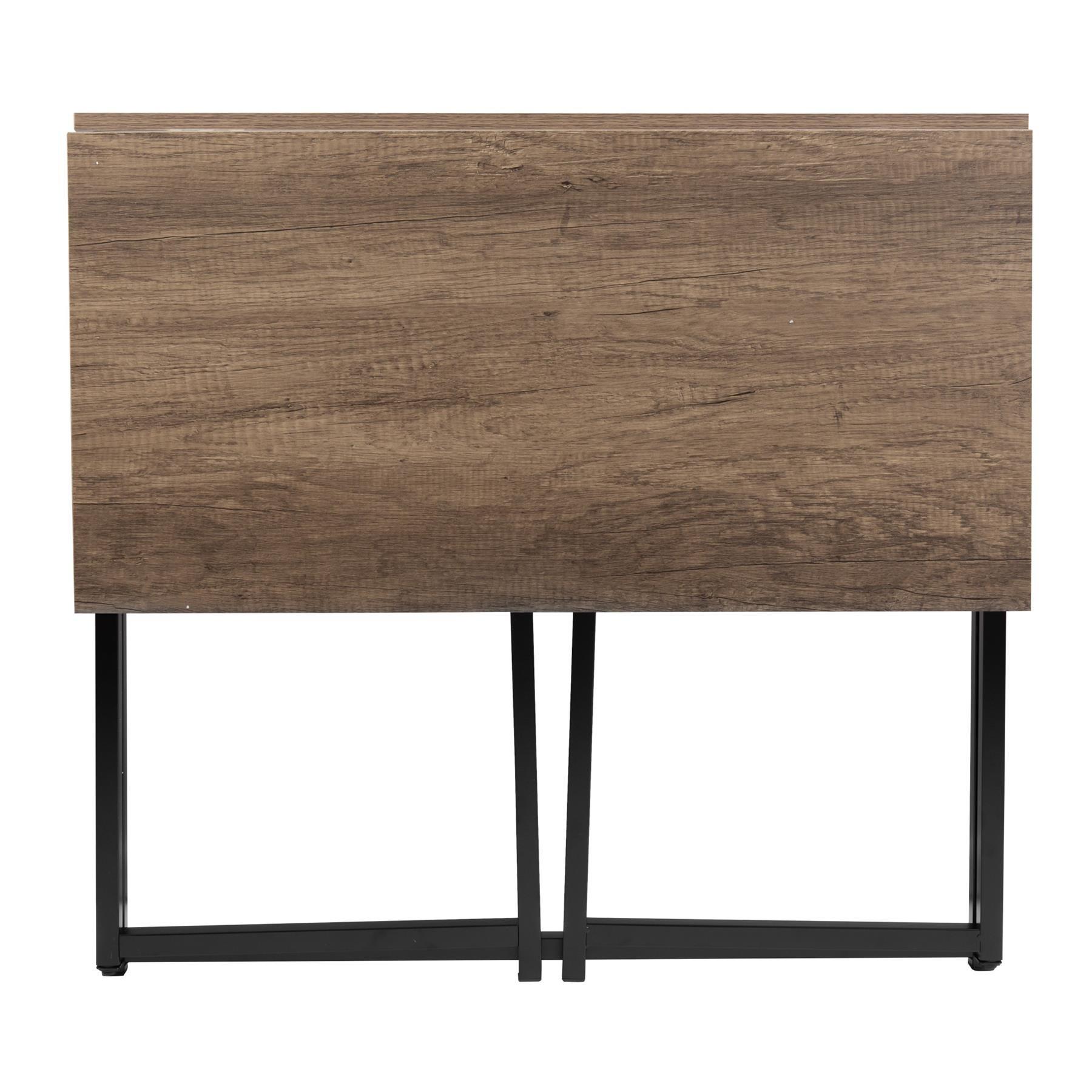 White - House of Home - Folding Computer Desk - 7