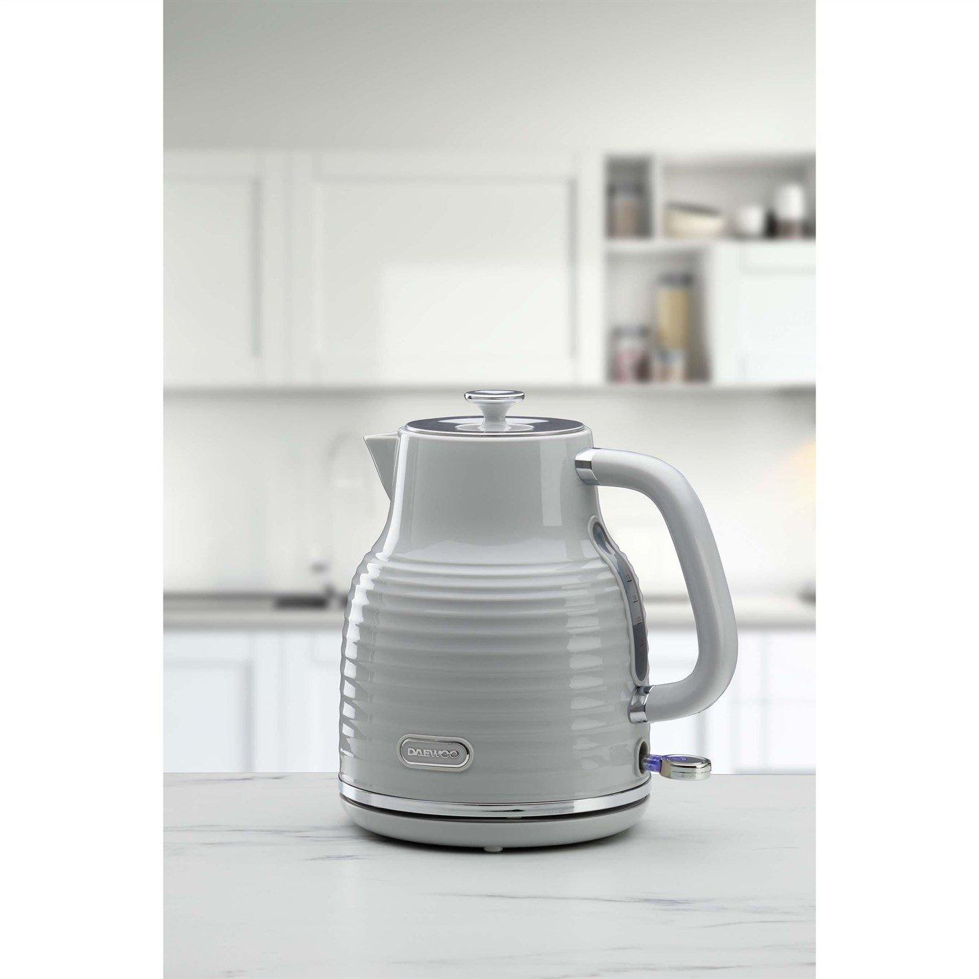 Grey - Daewoo Electricals - SIENNA 1.7L 3KW JUG KETTLE GREY - 2
