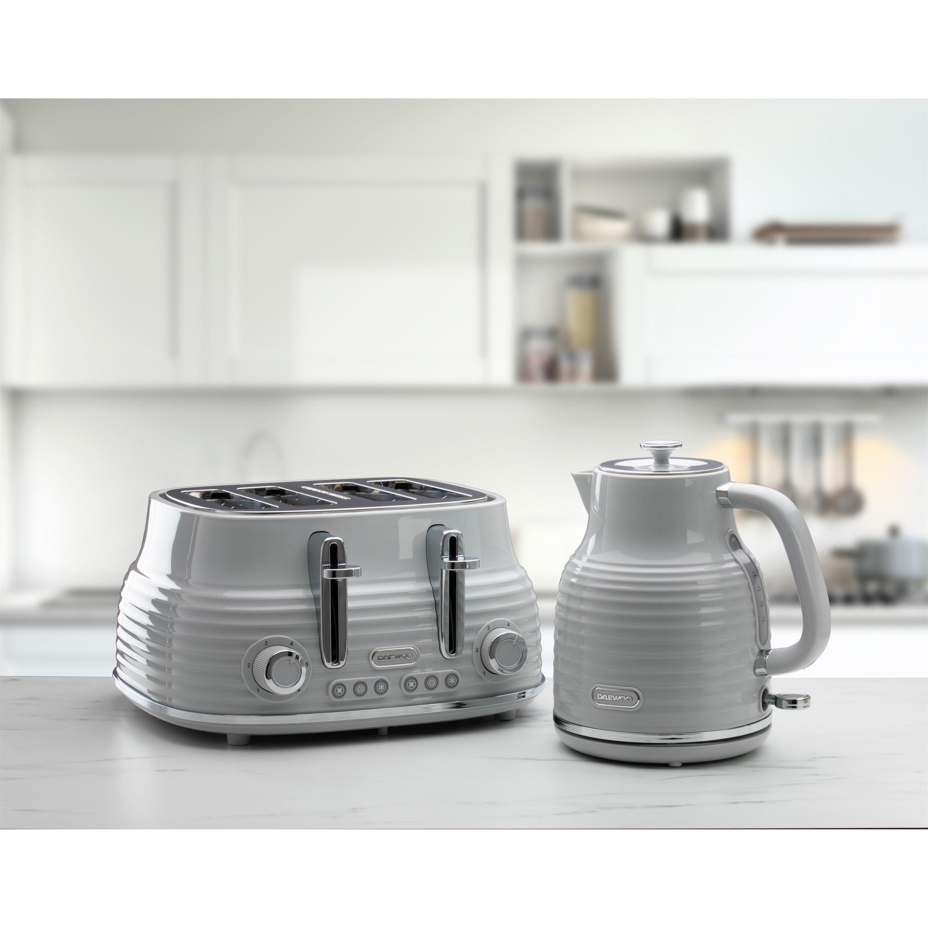 Grey - Daewoo Electricals - SIENNA 1.7L 3KW JUG KETTLE GREY - 5