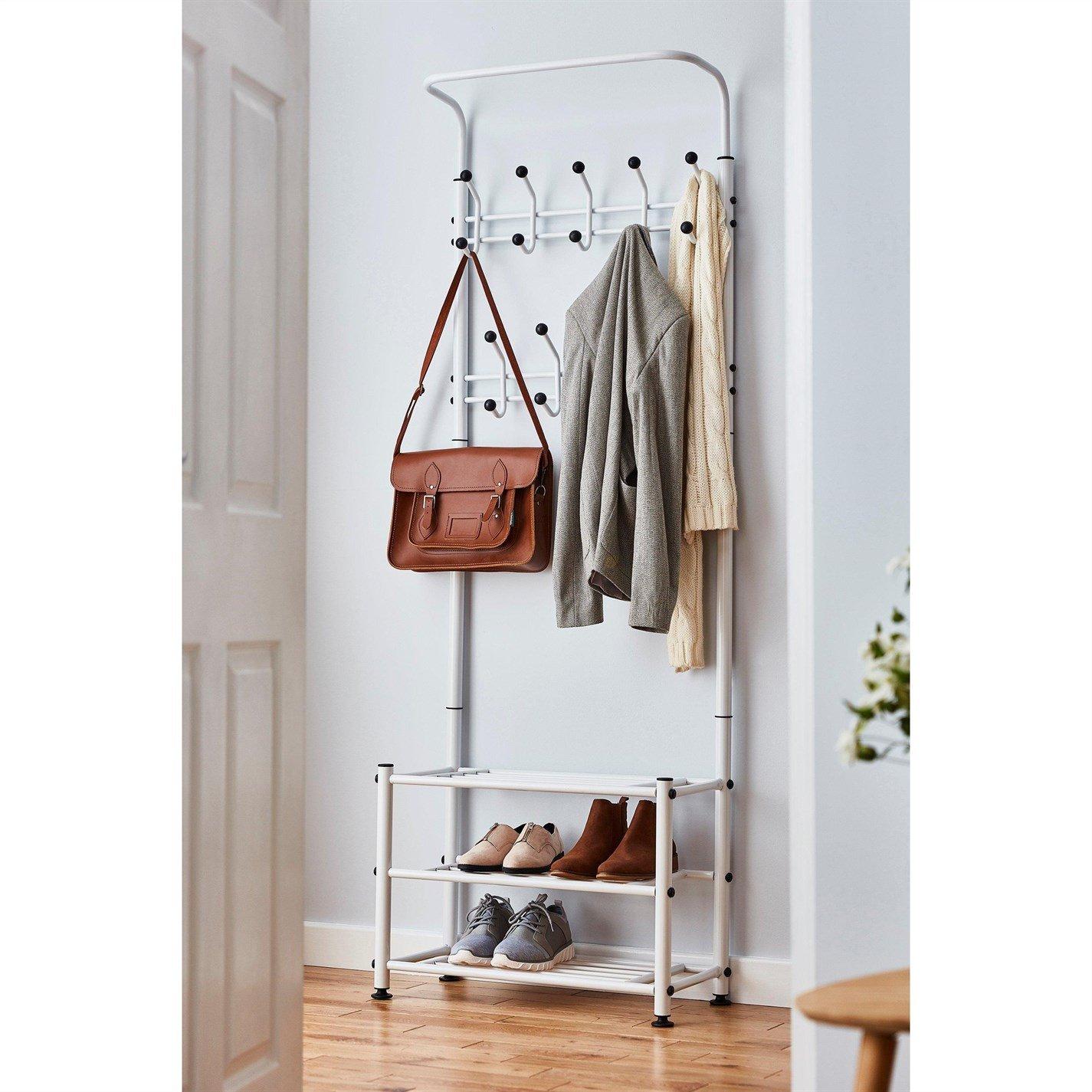 House of Home Multi Purpose Stand 18 Hooks For Clothes Shoes