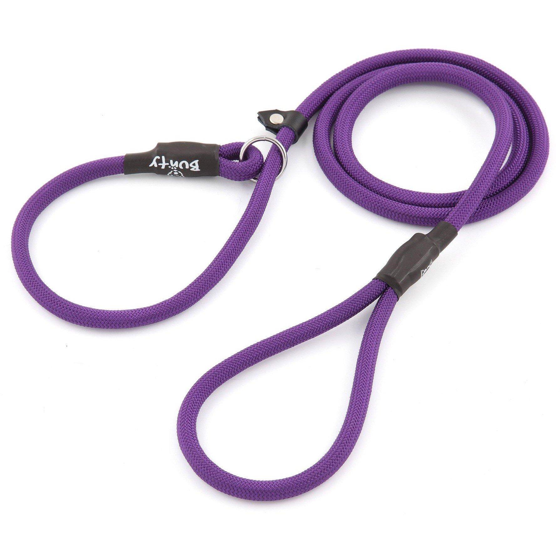 Purple - Bunty - Bunty Dog Slip On Rope Lead - Purple