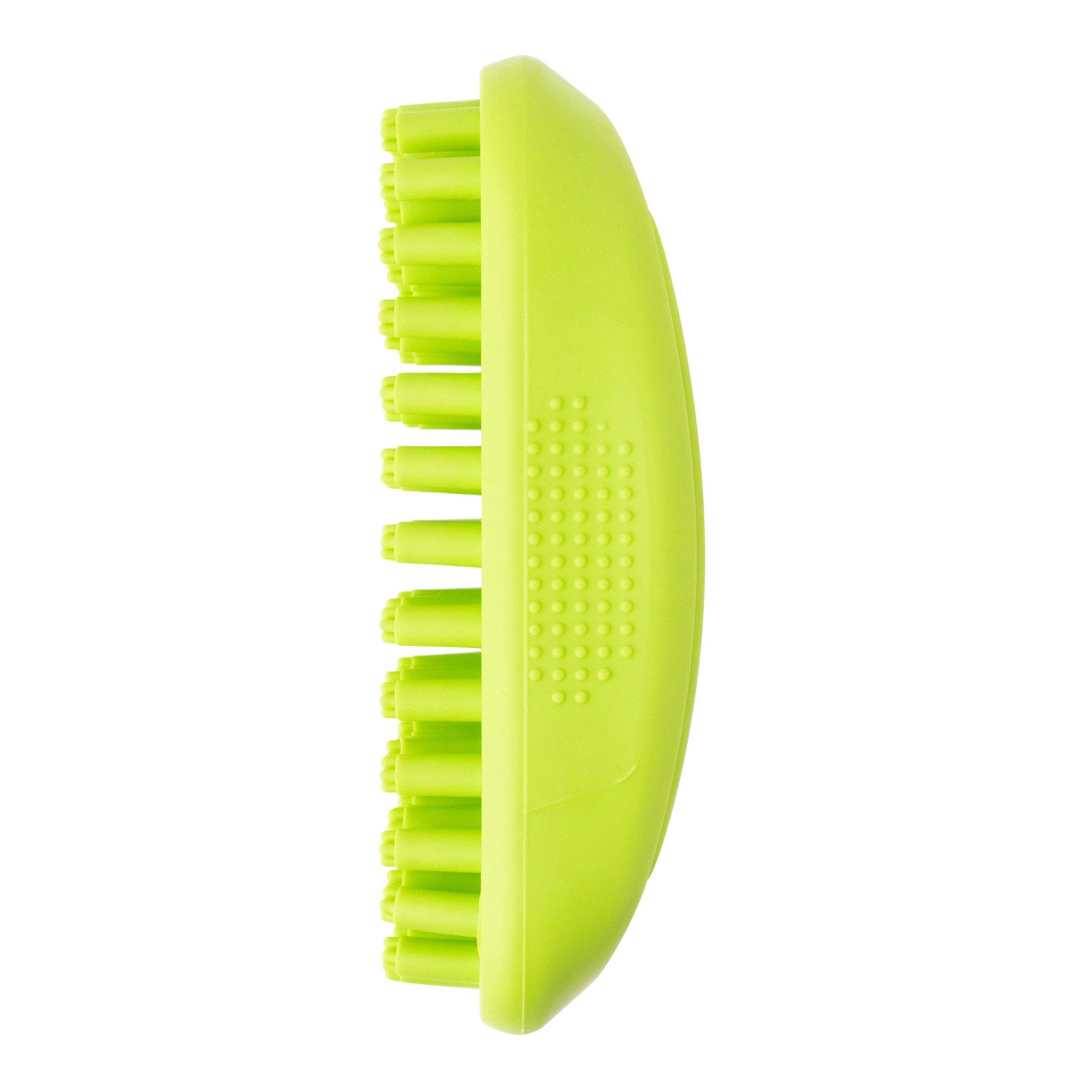 Green - Bunty - Bunty Dog Pet Massage Bath Brush Grooming Cleaning - 2