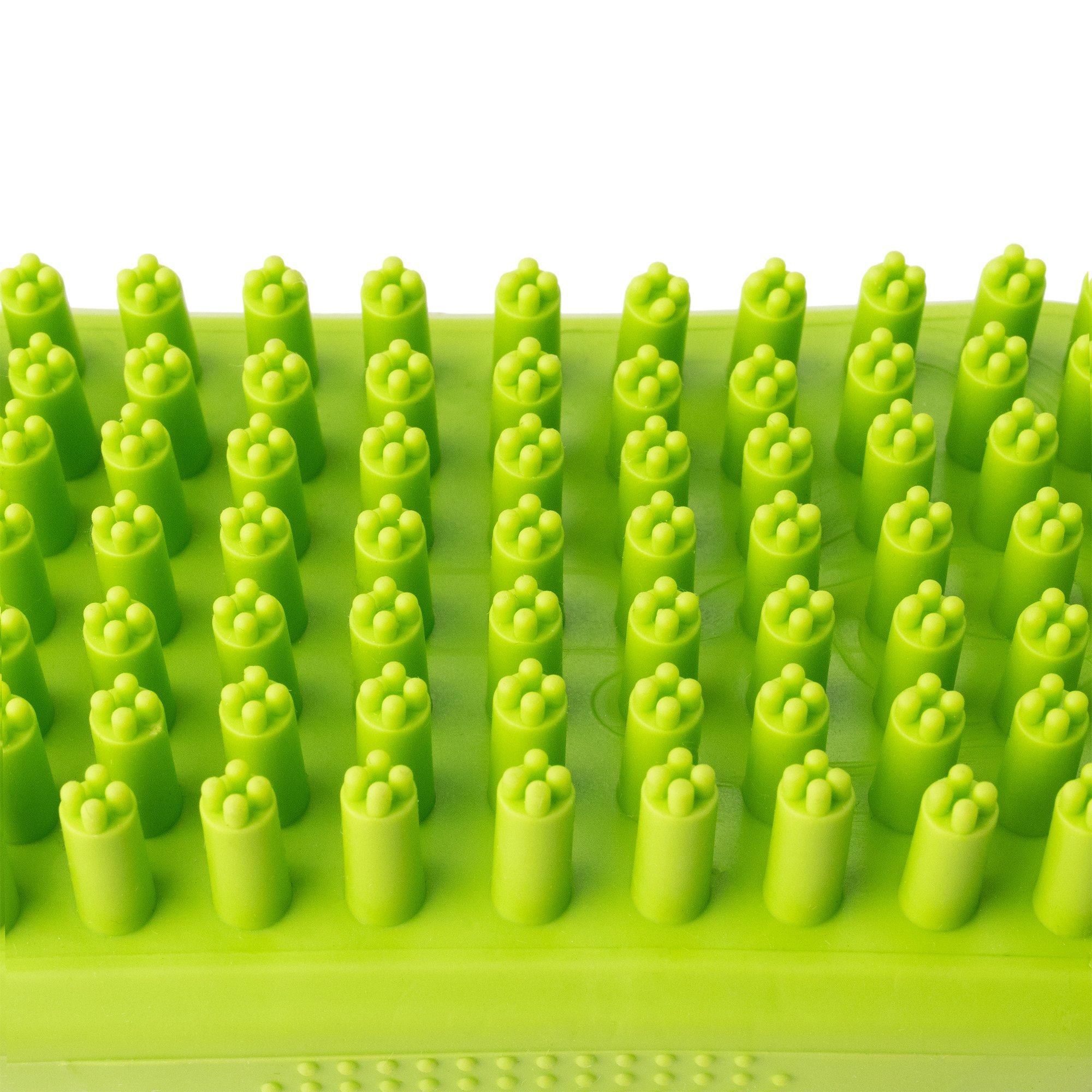 Green - Bunty - Bunty Dog Pet Massage Bath Brush Grooming Cleaning - 4