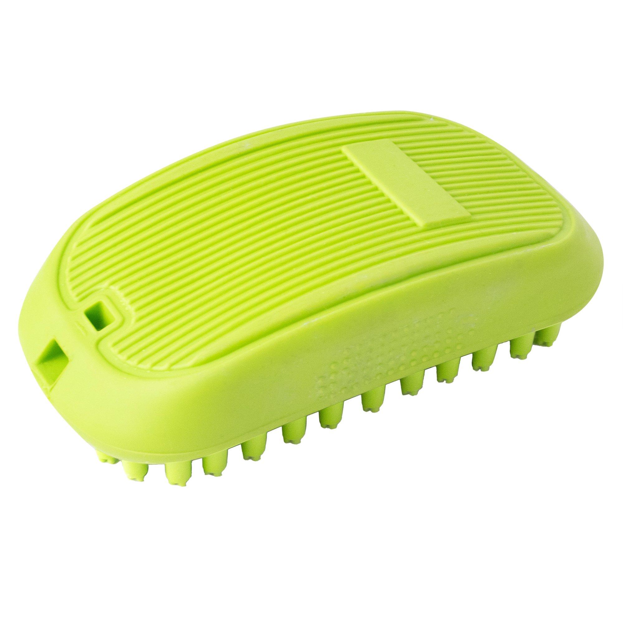 Green - Bunty - Bunty Dog Pet Massage Bath Brush Grooming Cleaning - 7