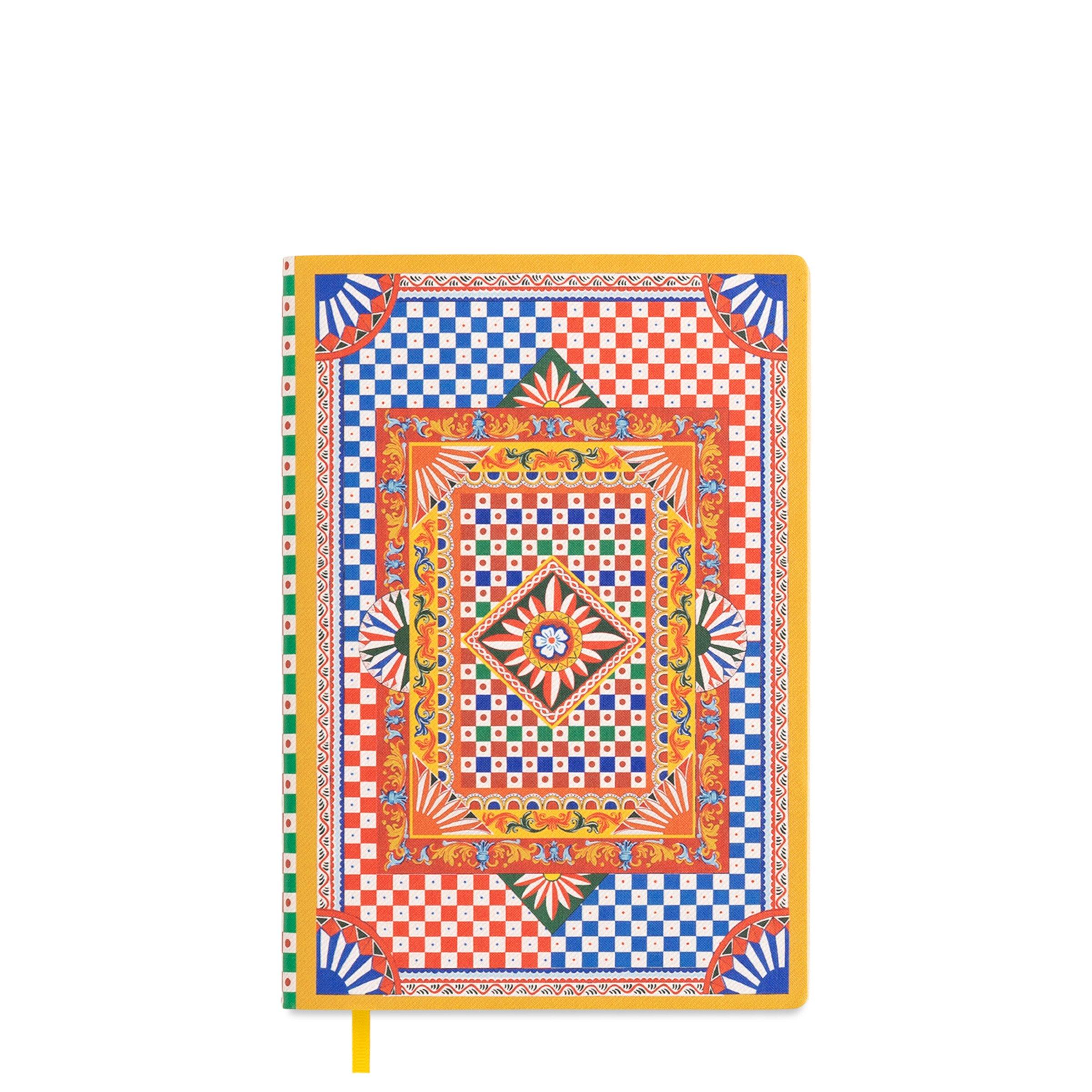 Dolce And Gabbana Casa  Red Dolceandgabbanacasa Carretto Notebook - Medium