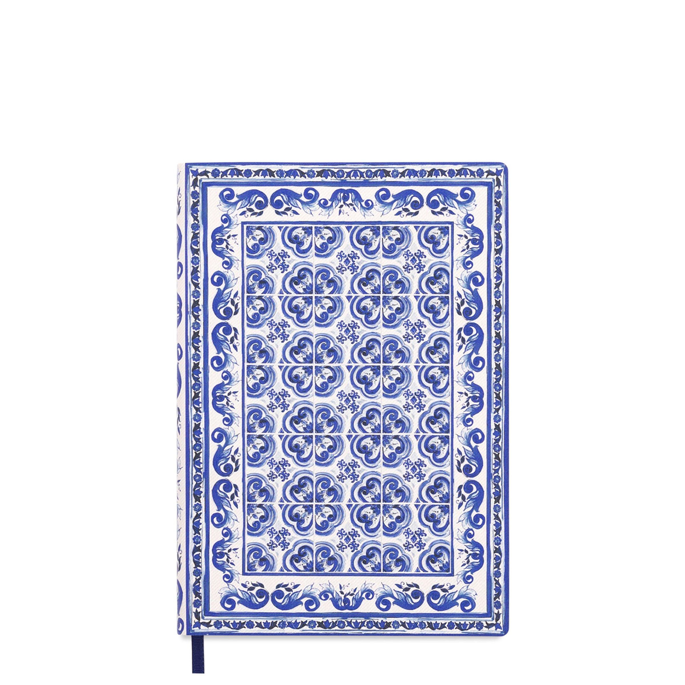 Dolce and Gabbana Casa DolceandGabbanaCasa Blu Mediterraneo Notebook - Medium - Blue