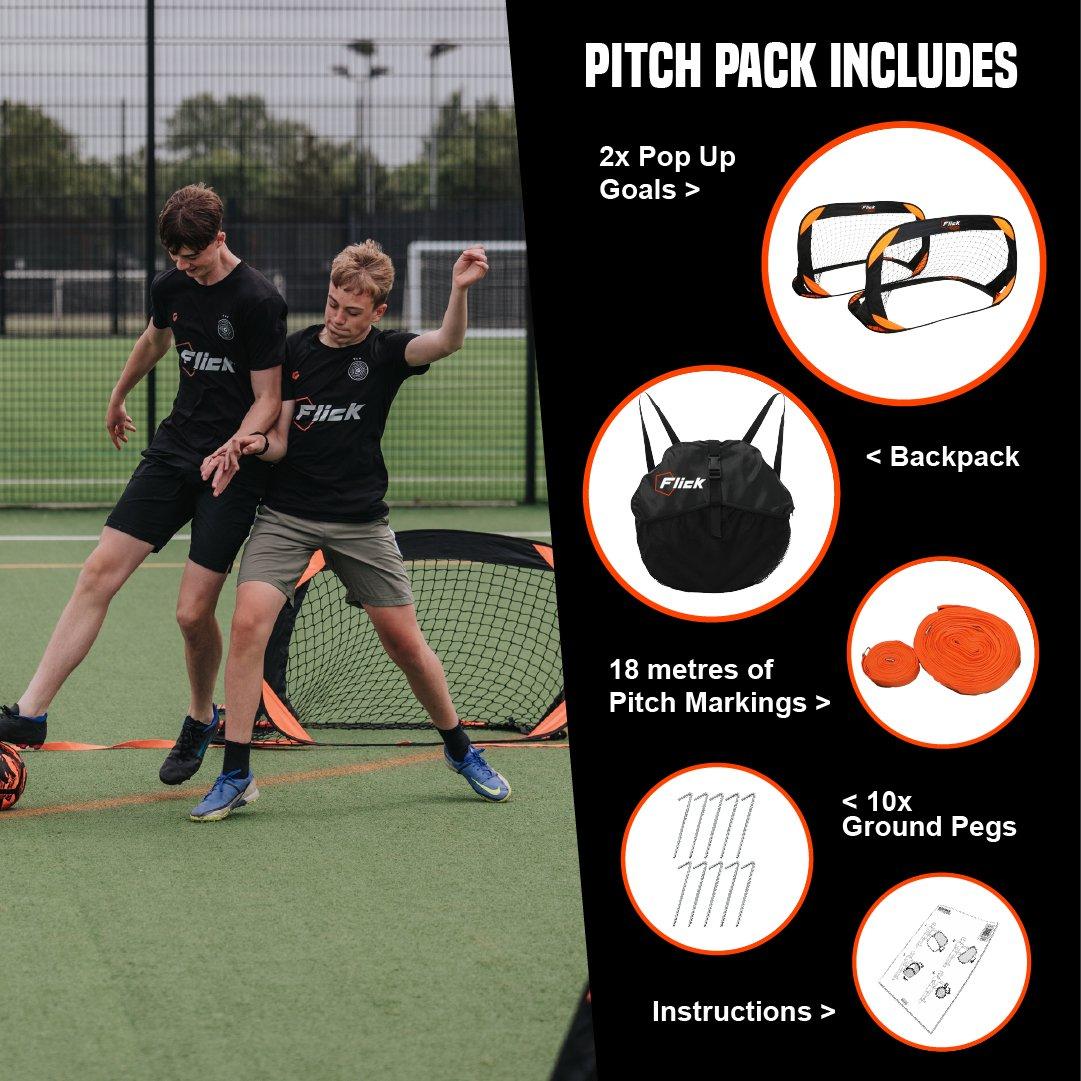Orange/Black - Flick - Urban Pitch Pack - 2