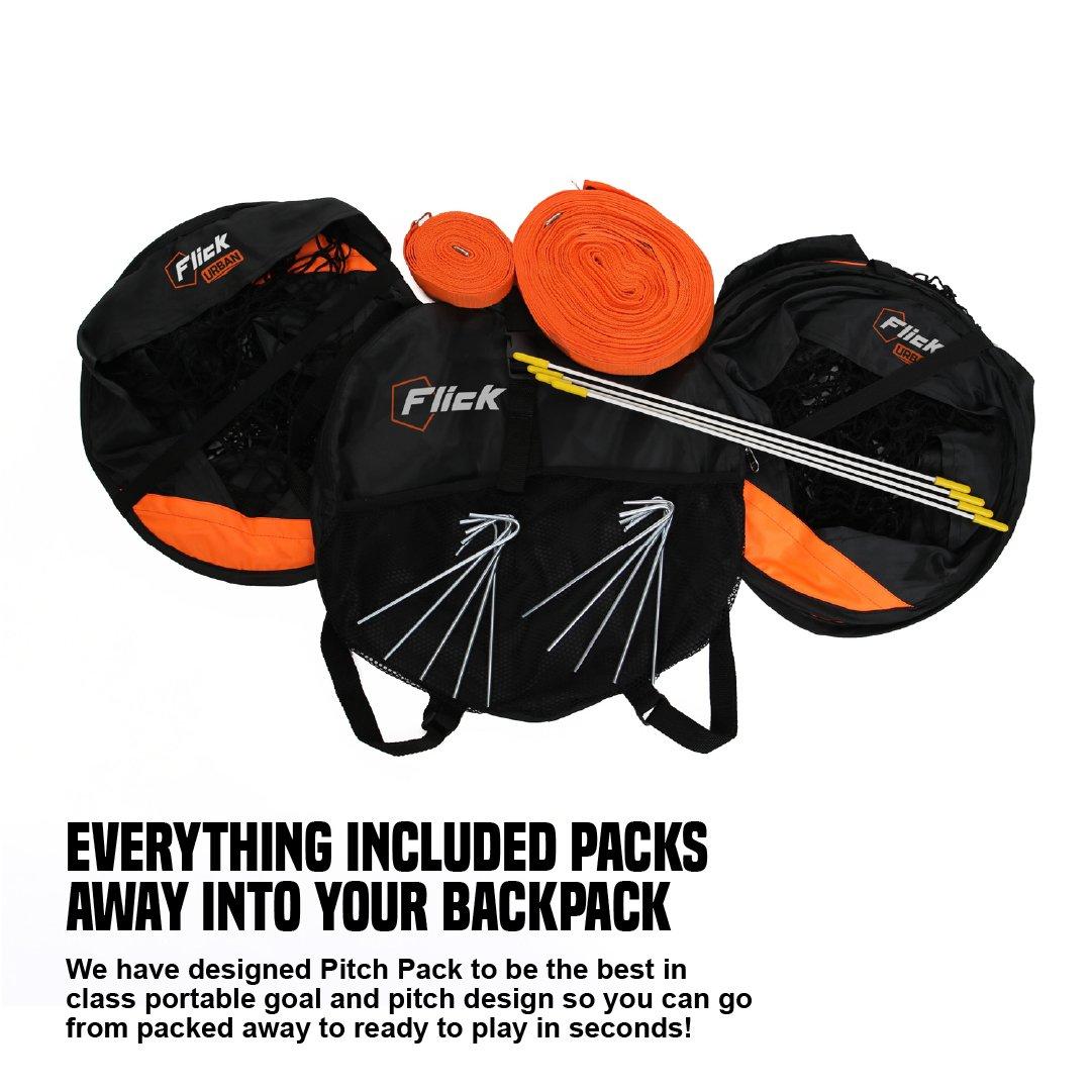 Orange/Black - Flick - Urban Pitch Pack - 4