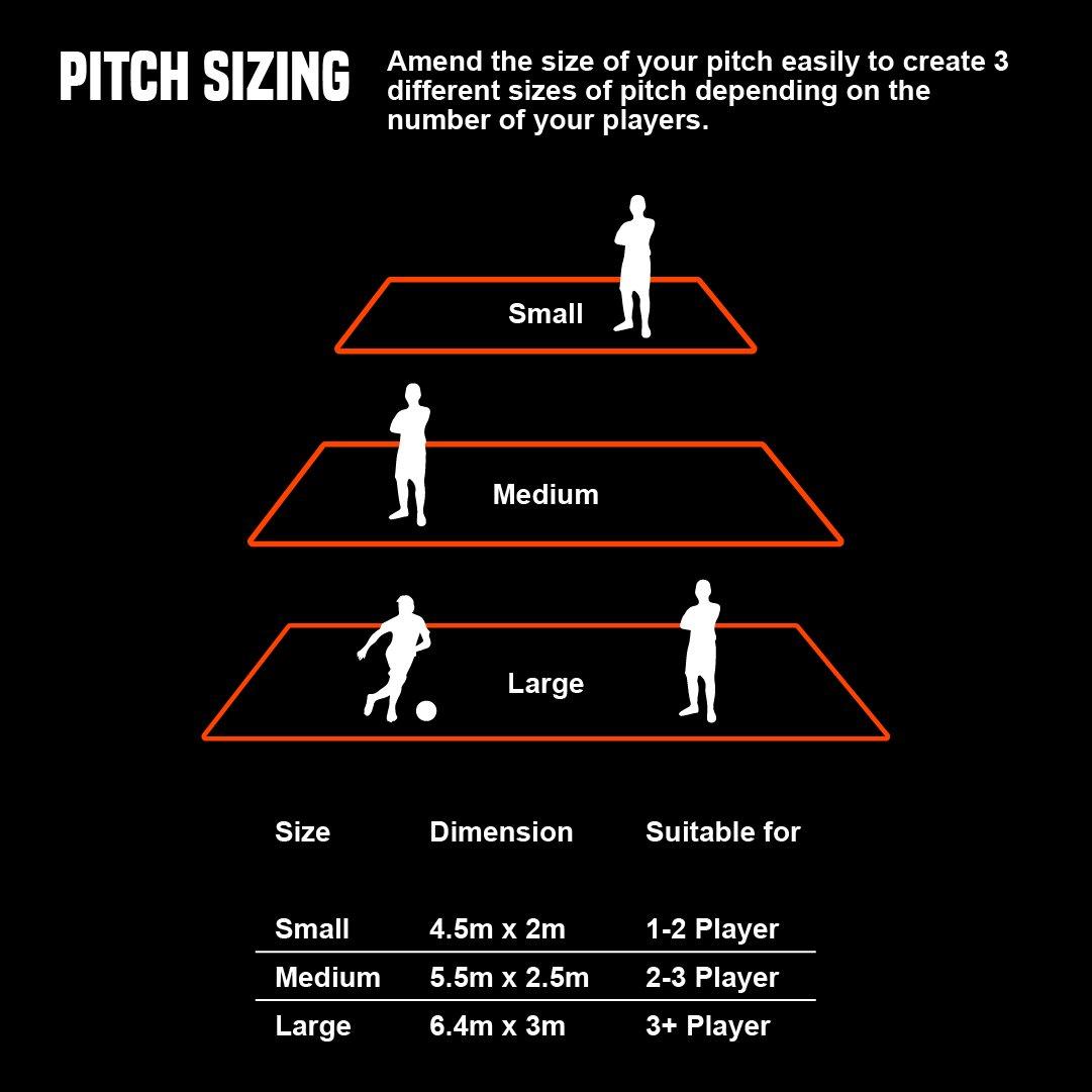 Orange/Black - Flick - Urban Pitch Pack - 6
