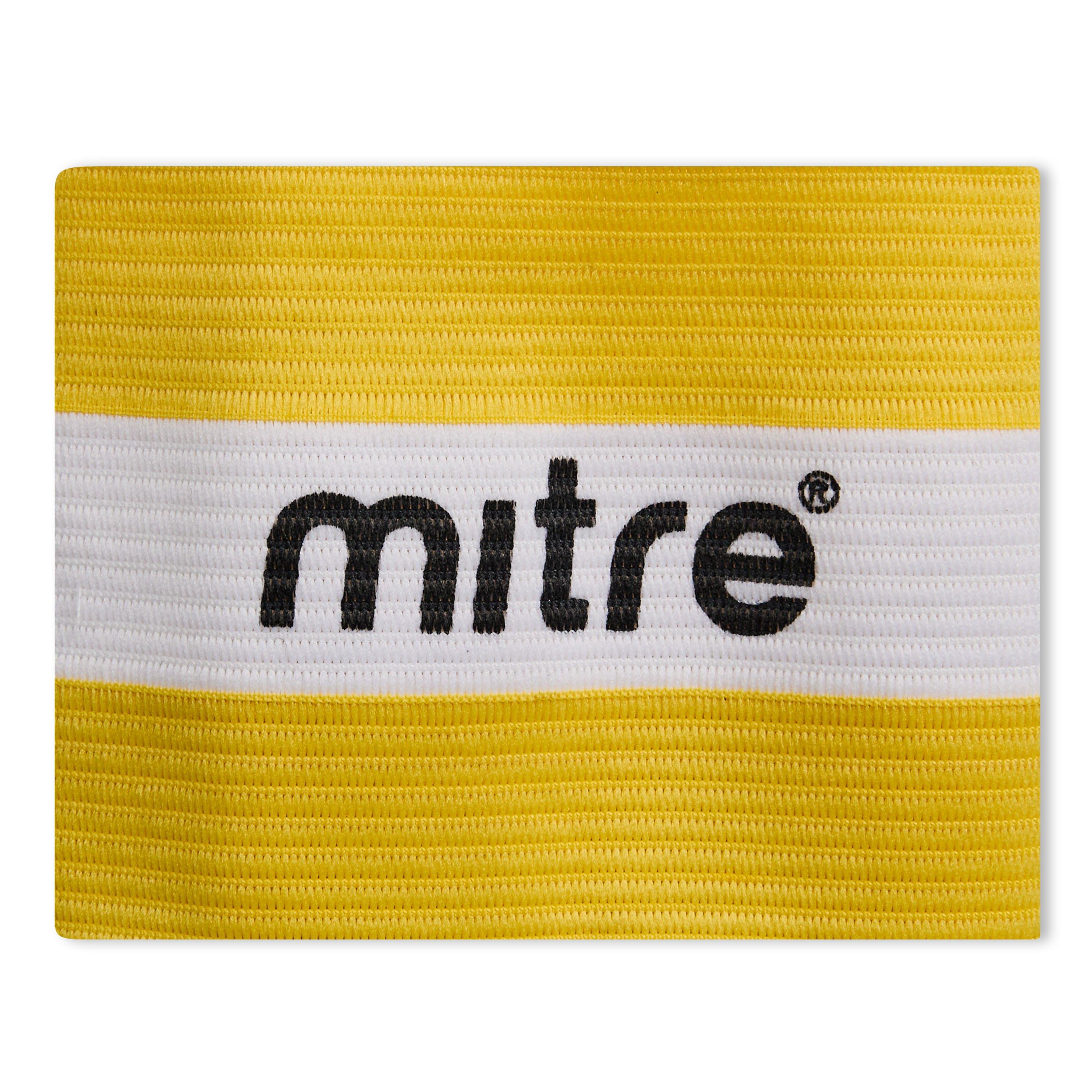 Gelb/Weiß - Mitre - Adults Captain's Armband - 2