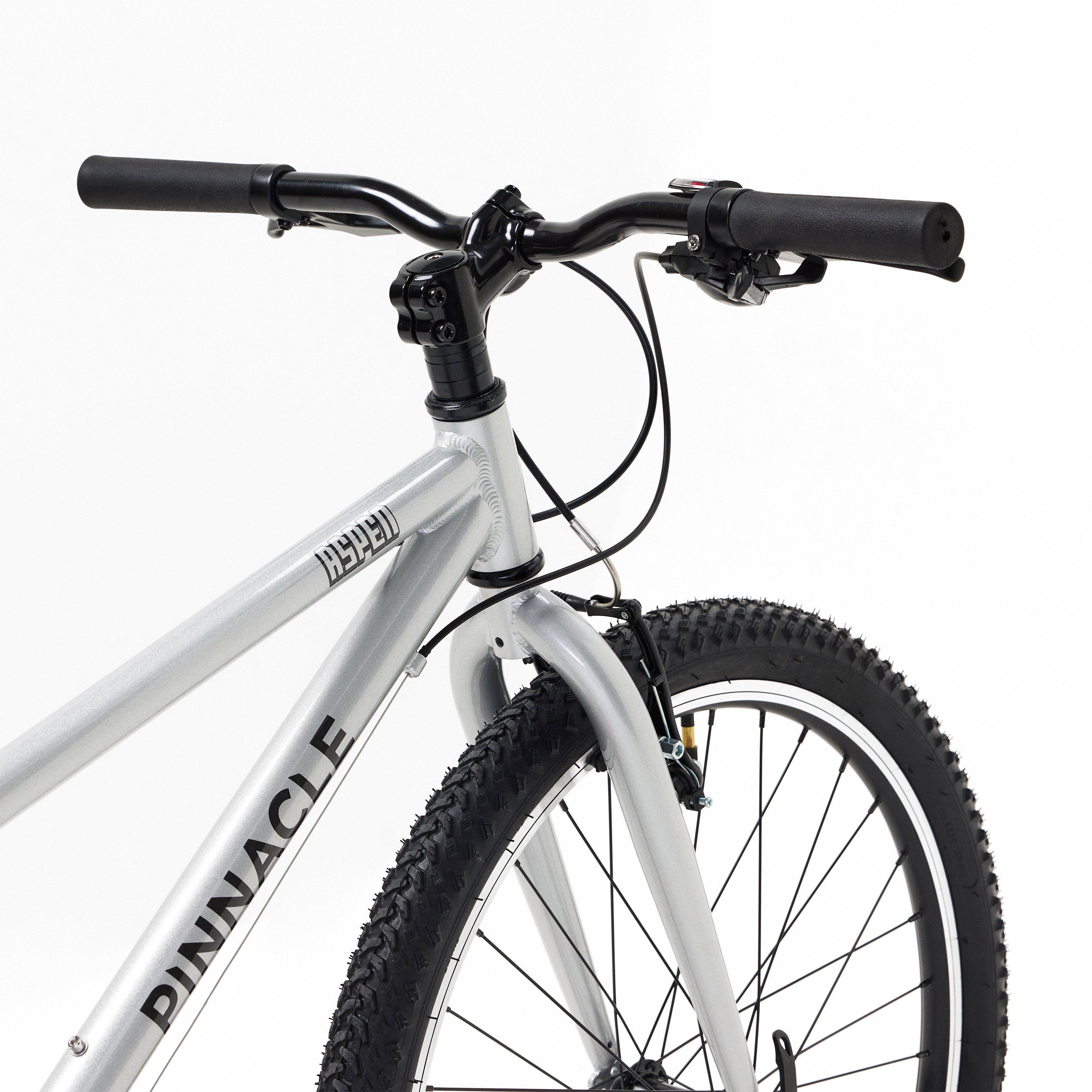 Silver - Pinnacle - Aspen 24 inch Bike Junior - 4