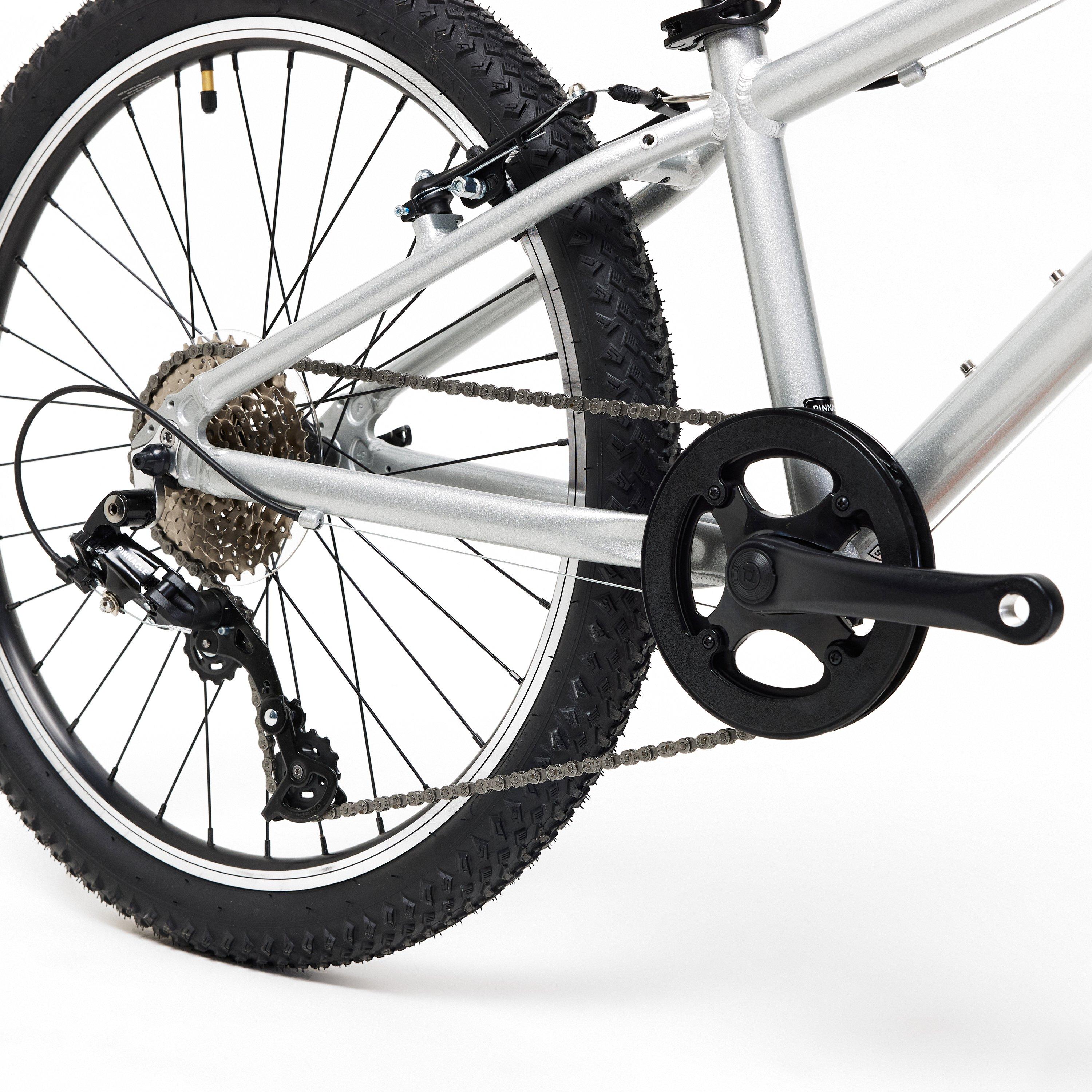 Silver - Pinnacle - Aspen 24 inch Bike Junior - 6