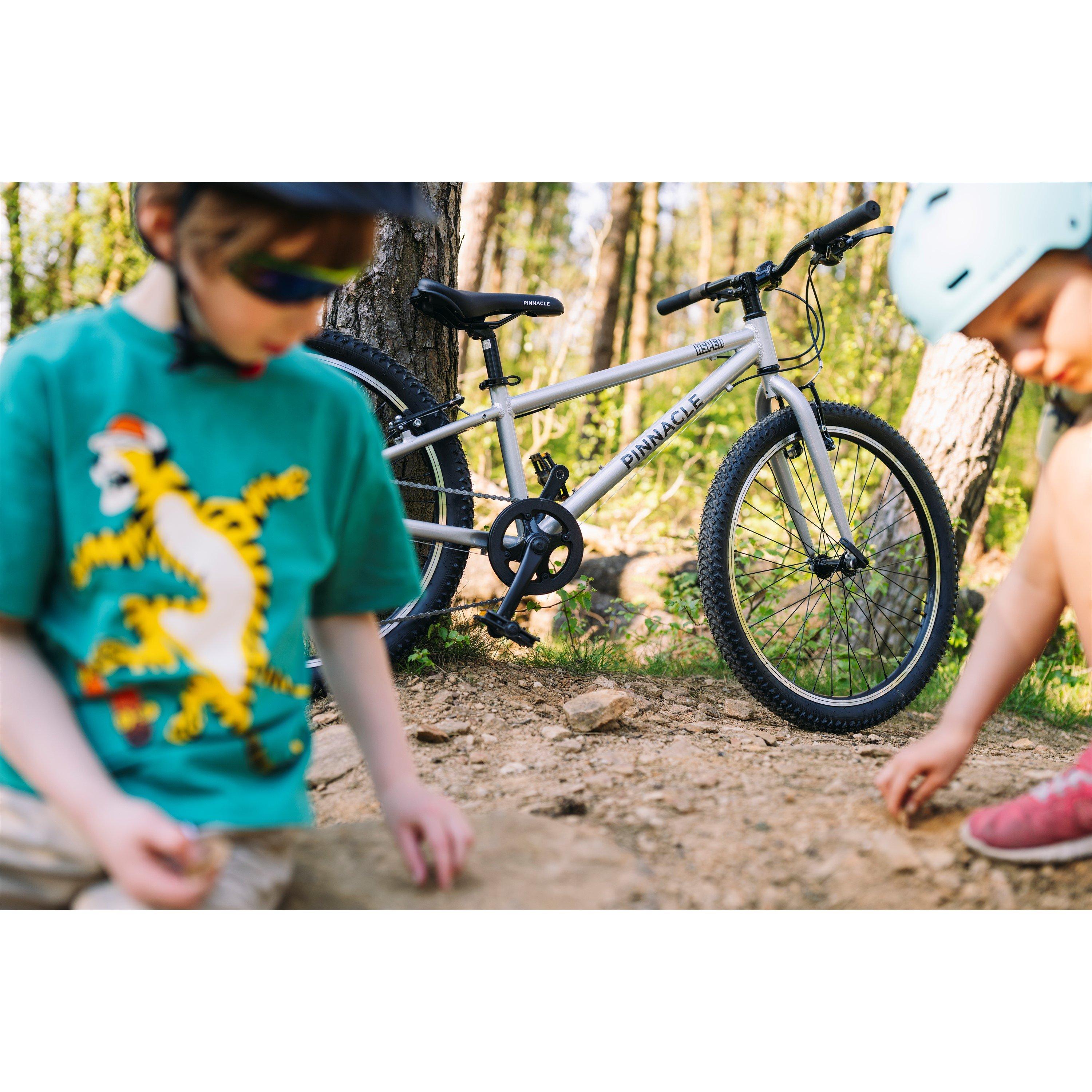 Silver - Pinnacle - Aspen 24 inch Bike Junior - 8