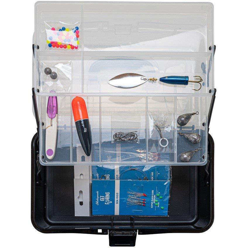 Blk/Clear - Shakespeare - Salt Water Tacklebox - 2