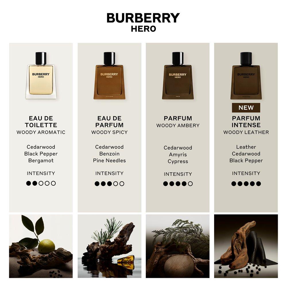 Clear - Burberry - Hero Parfum Intense For Men - 4