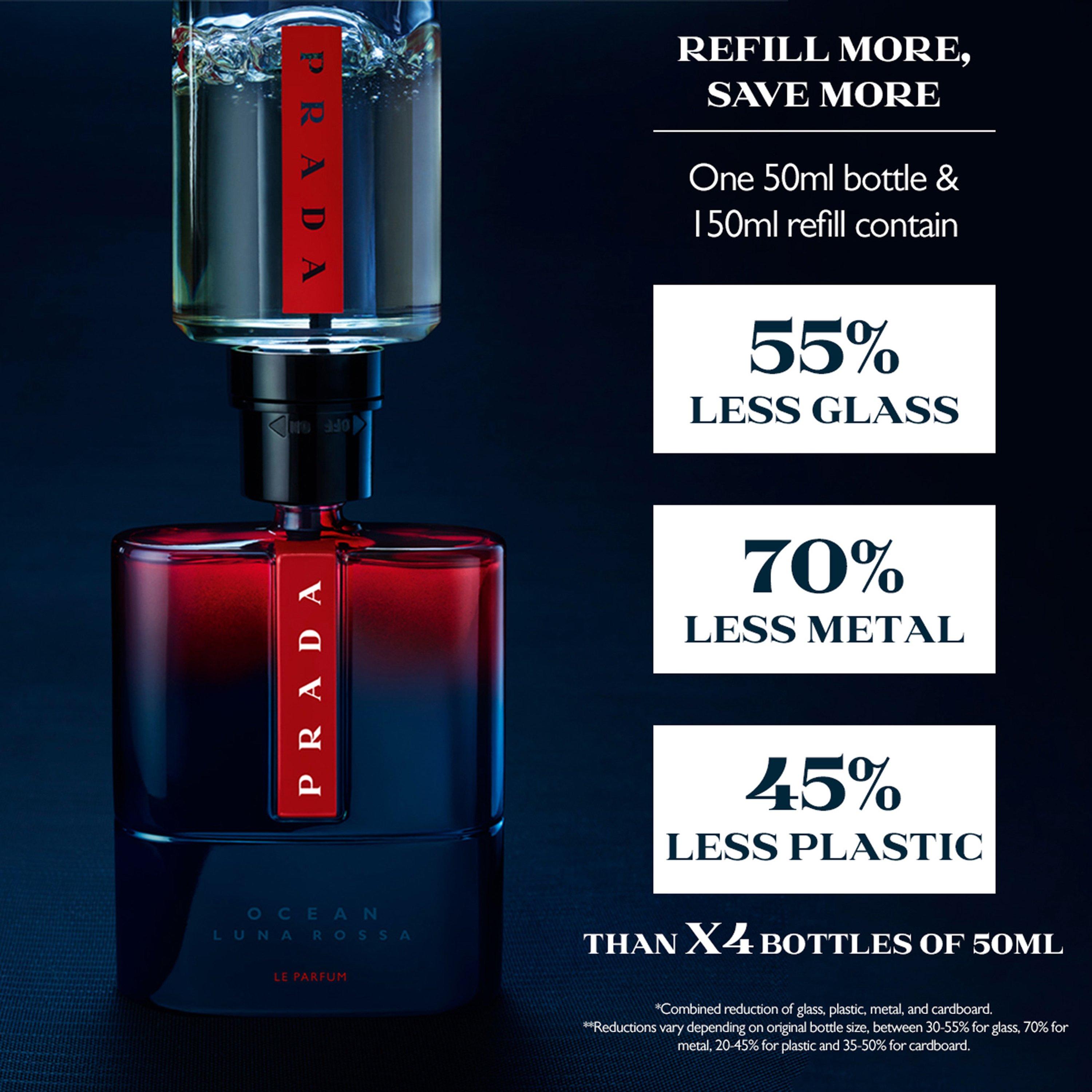 Clear - Prada - Luna Rossa Ocean Parfum Refill - 3