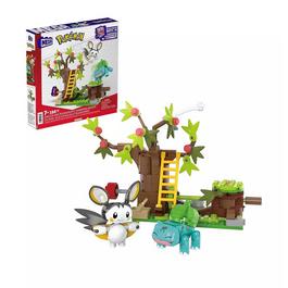 Pokemon GAME Mega Construx Emolga and Bulbasaurs Charming Woods Building Set