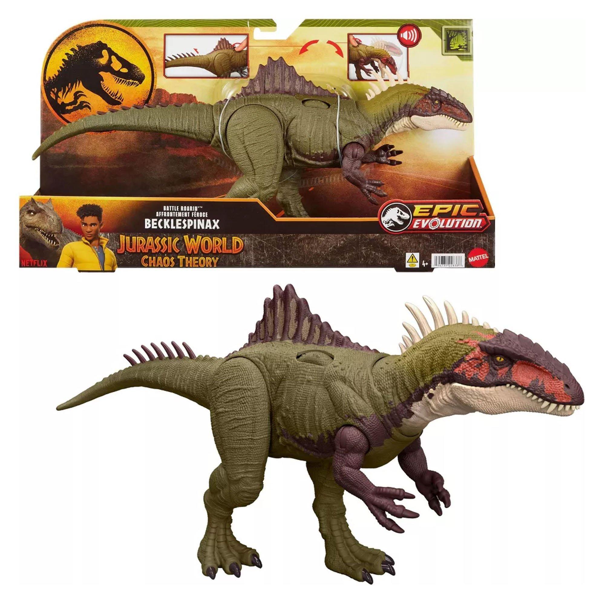 N/A - Jurassic World - Battle Roarin’ Becklespinax Dinosaur Action Figure - 1