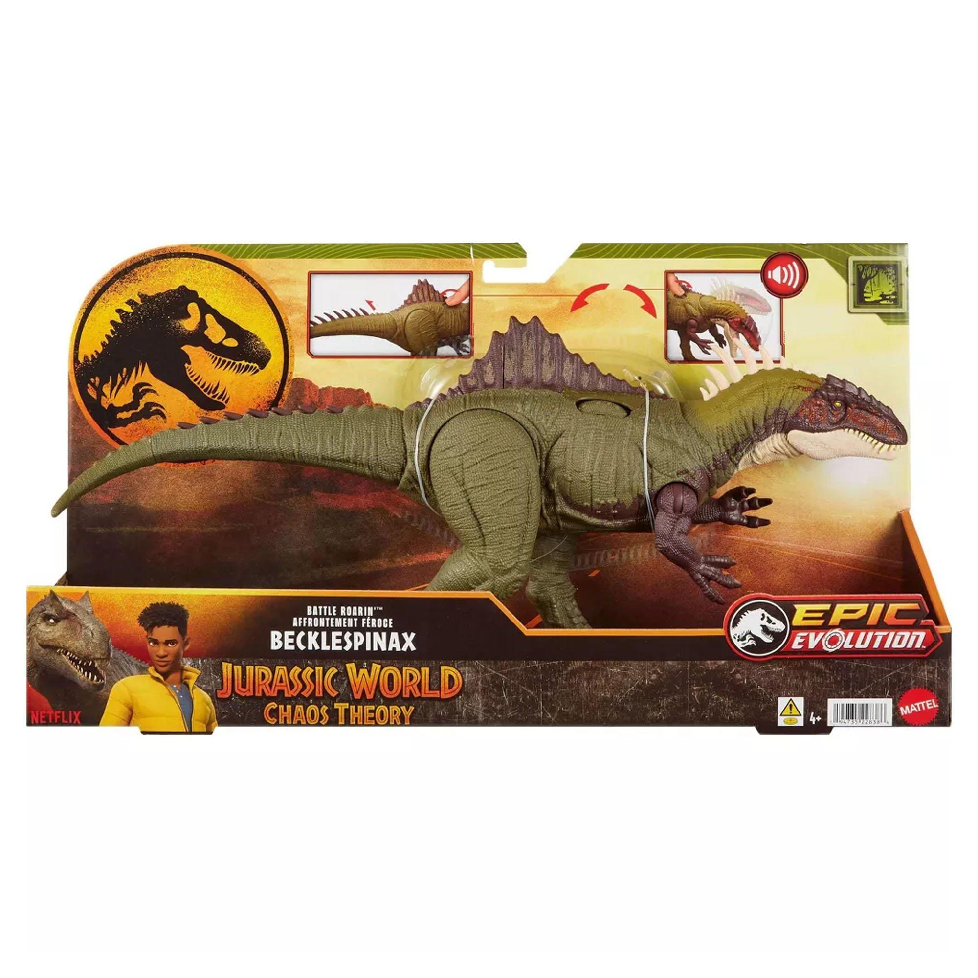 N/A - Jurassic World - Battle Roarin’ Becklespinax Dinosaur Action Figure - 2