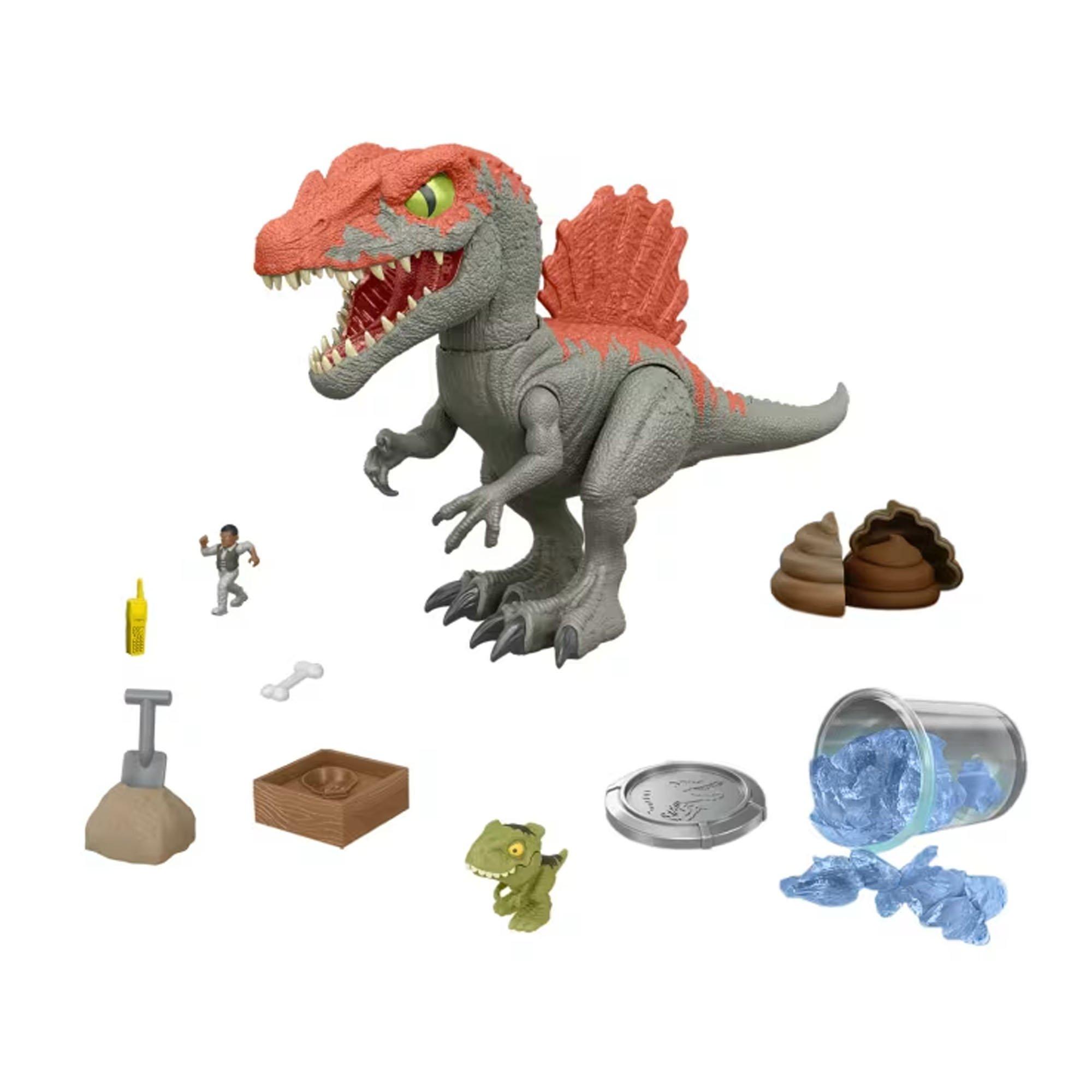 None - Jurassic Park - Jurassic World Spinosaurus Cage Crasher Action Figure Playset - 2