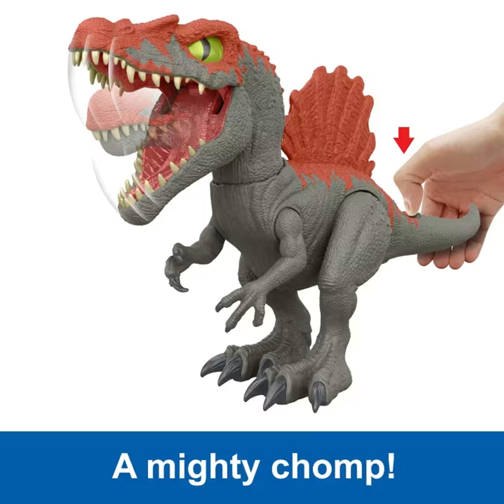 None - Jurassic Park - Jurassic World Spinosaurus Cage Crasher Action Figure Playset - 3