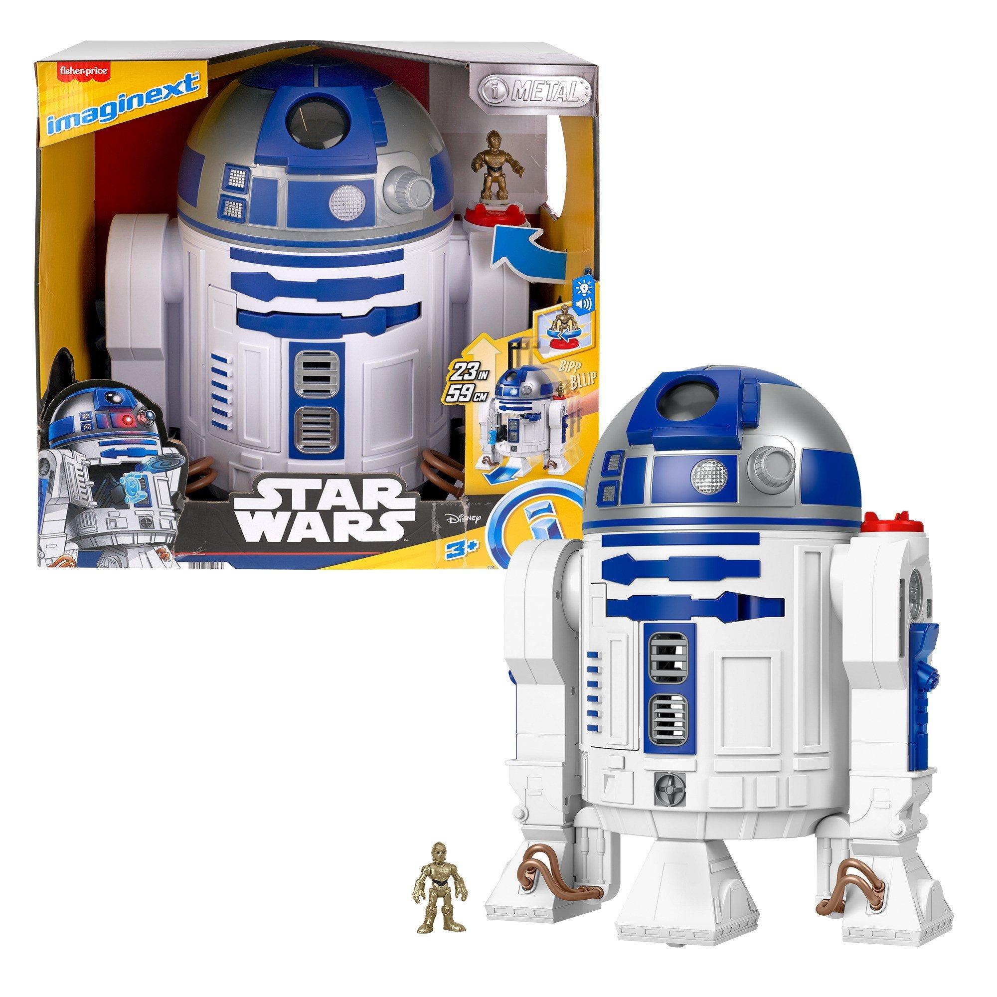 None - Fisher Price - Imaginext Star Wars R2-D2 Interactive Toy - 2