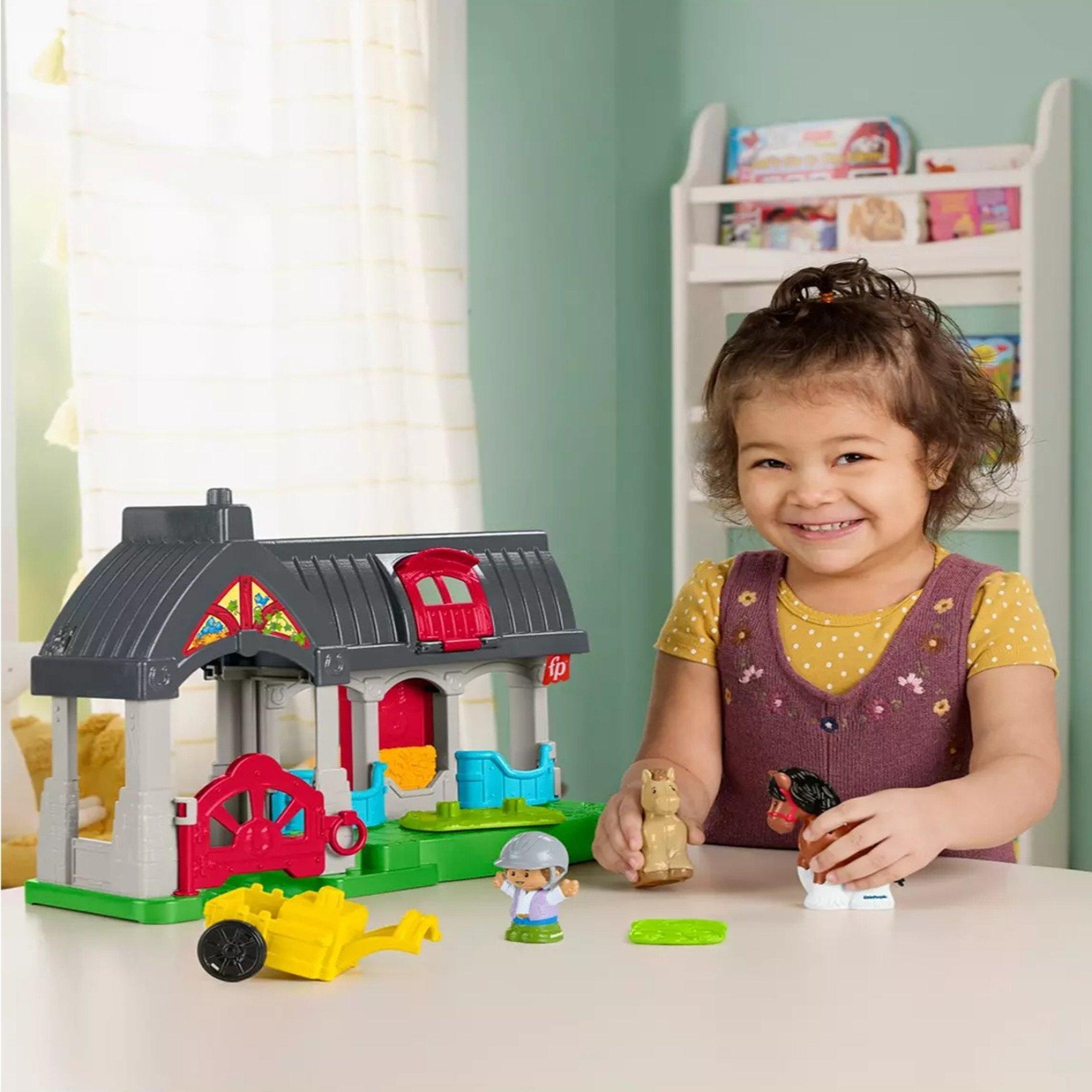 None - Fisher Price - Fisher-Price Little People Stable Playset - 3