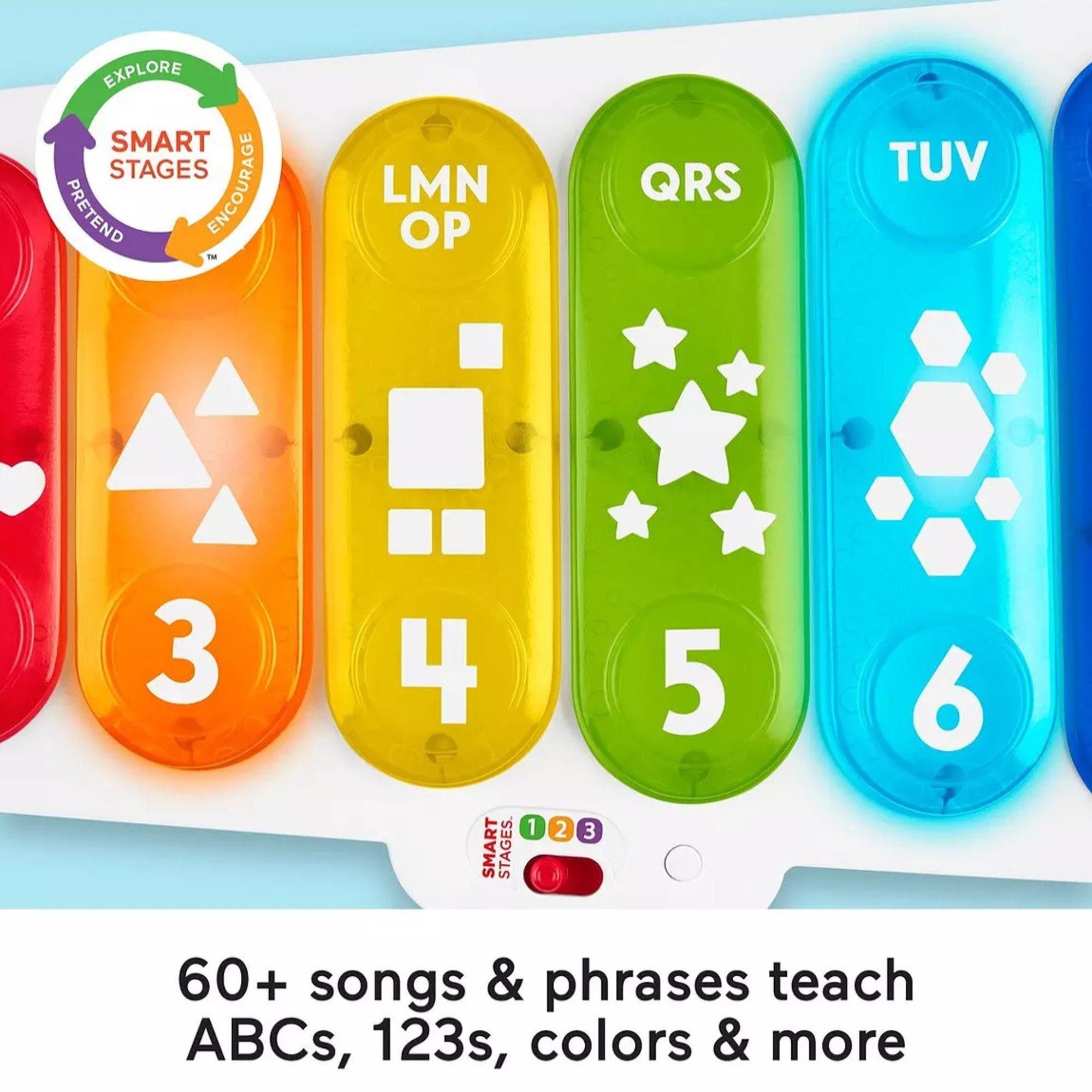 None - Fisher Price - Fisher-Price Giant Light-Up Xylophone Pretend Musical Instrument - 4