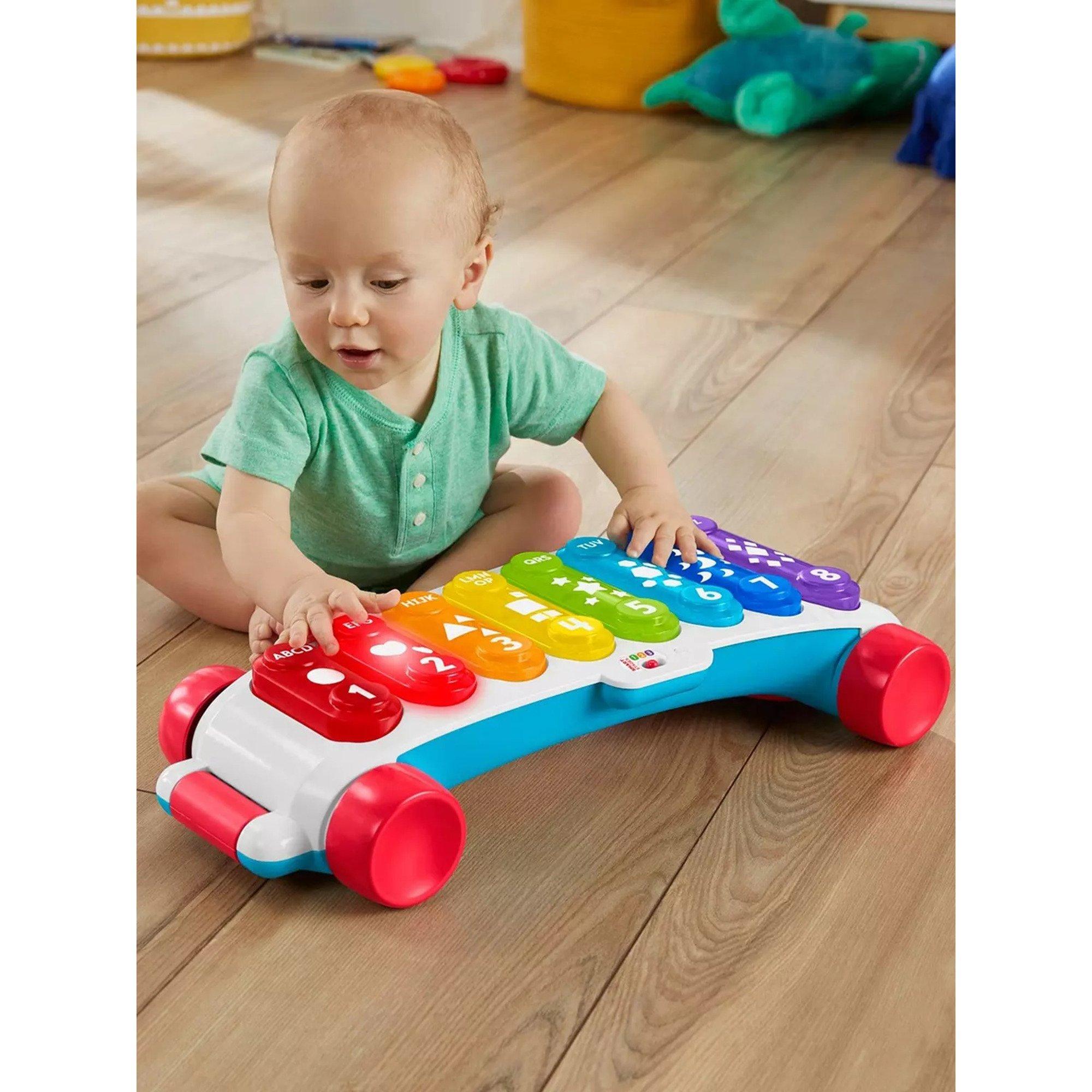 None - Fisher Price - Fisher-Price Giant Light-Up Xylophone Pretend Musical Instrument - 7