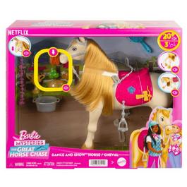 Barbie Mysteries the Great Horse Chase Interactive Toy Horse with Sounds Music And Accessories Set