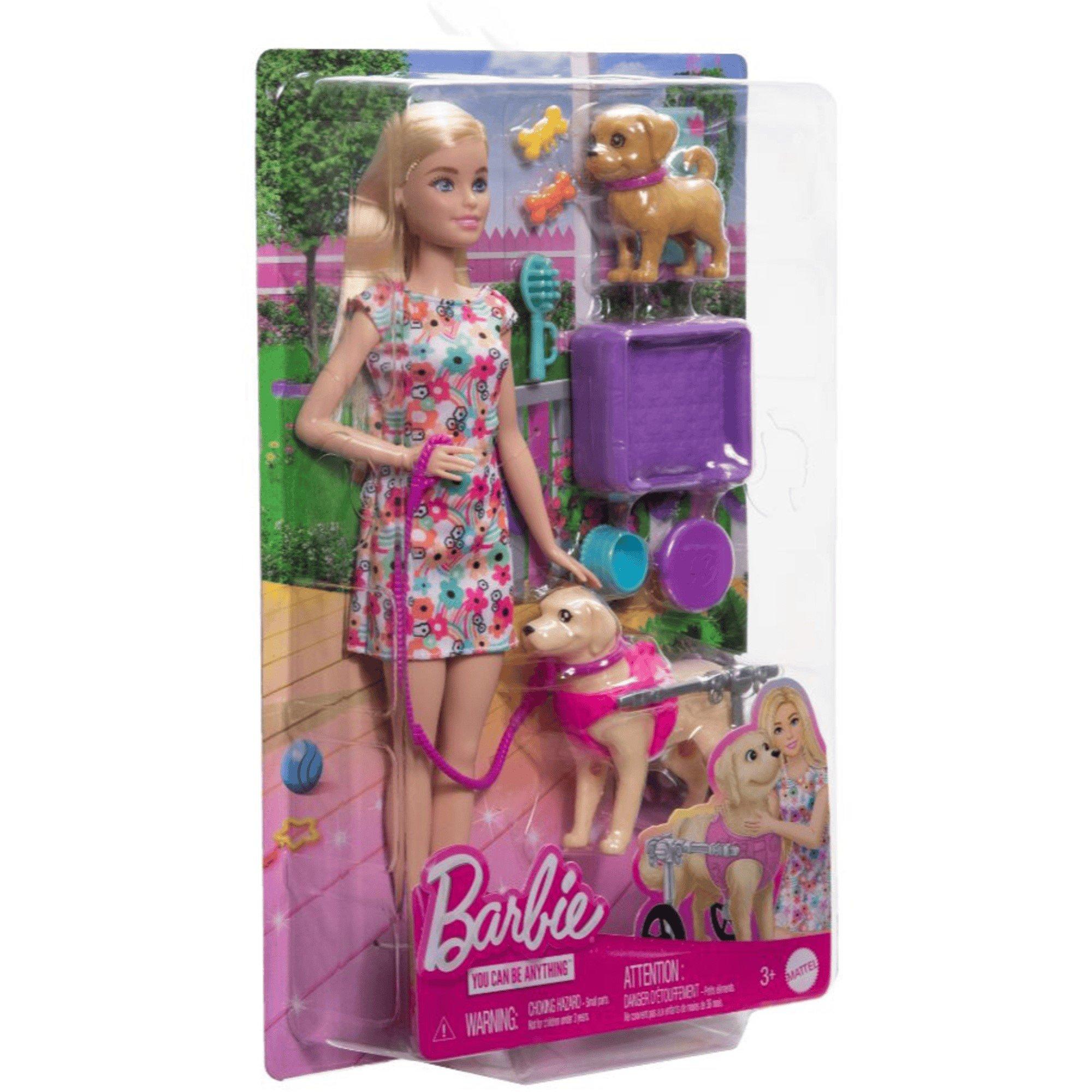 None - Barbie - Walk and Wheel Playset - 2